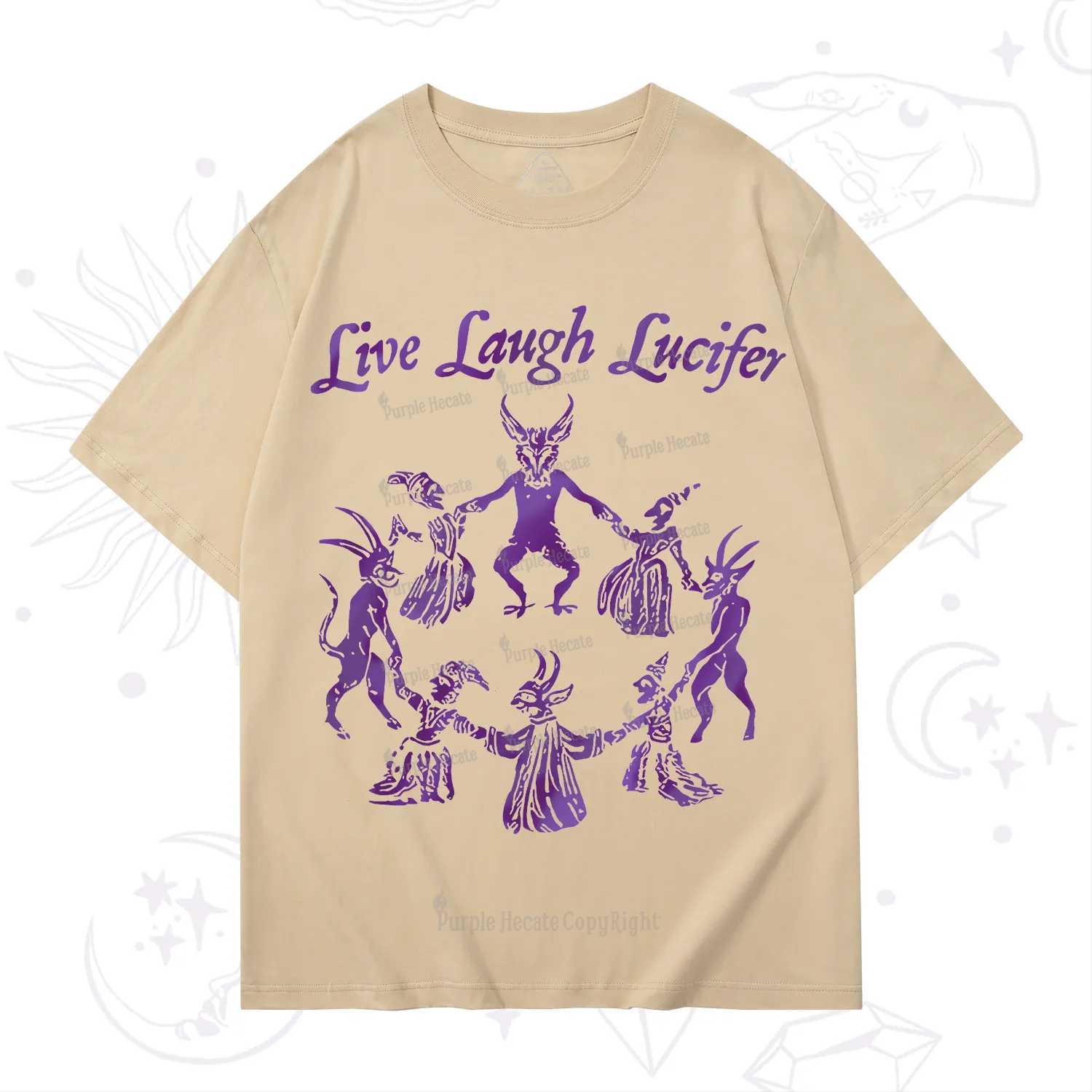 Purplehecate Live Laugh Lucifer Satanic T-Shirt