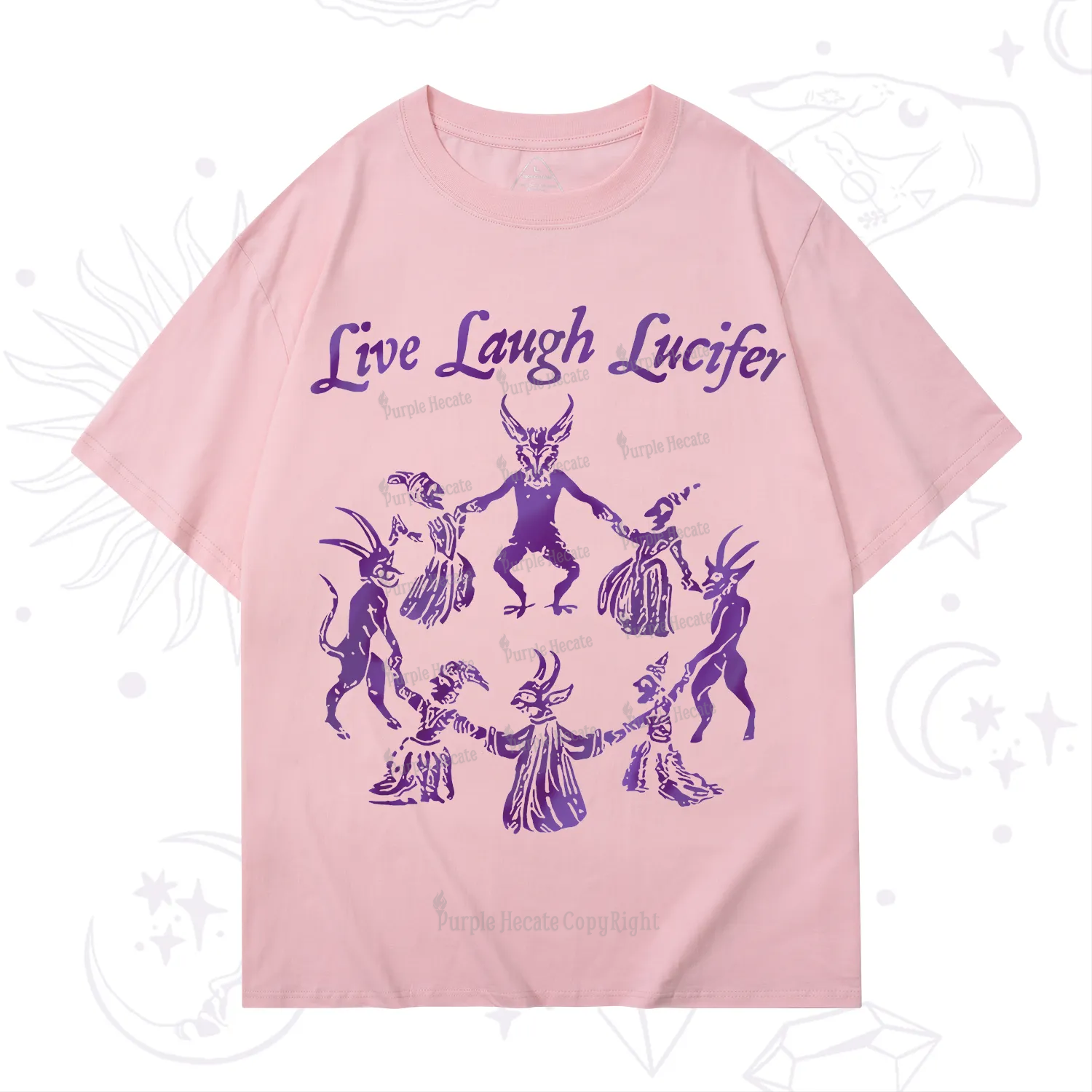 Purplehecate Live Laugh Lucifer Satanic T-Shirt