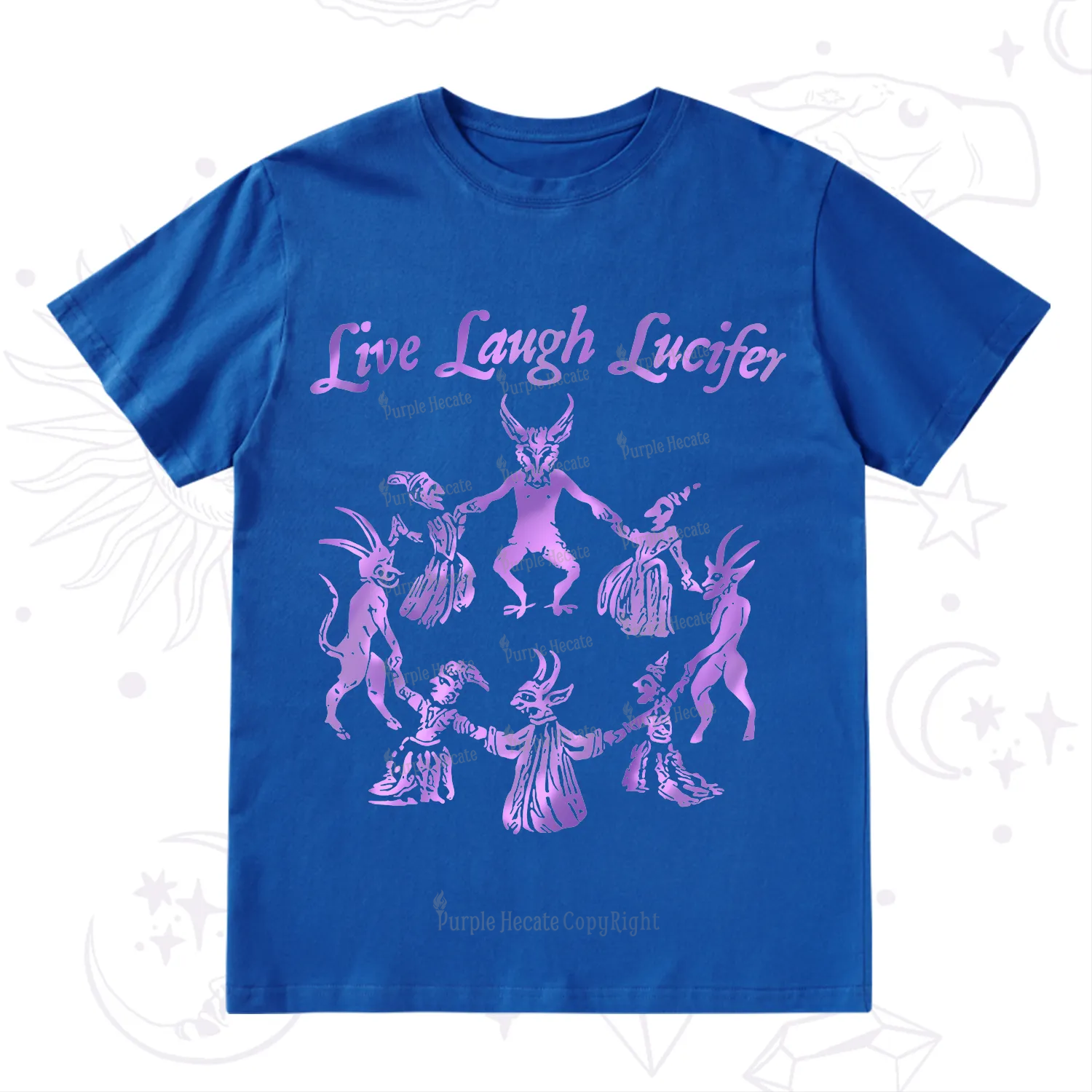 Purplehecate Live Laugh Lucifer Satanic T-Shirt