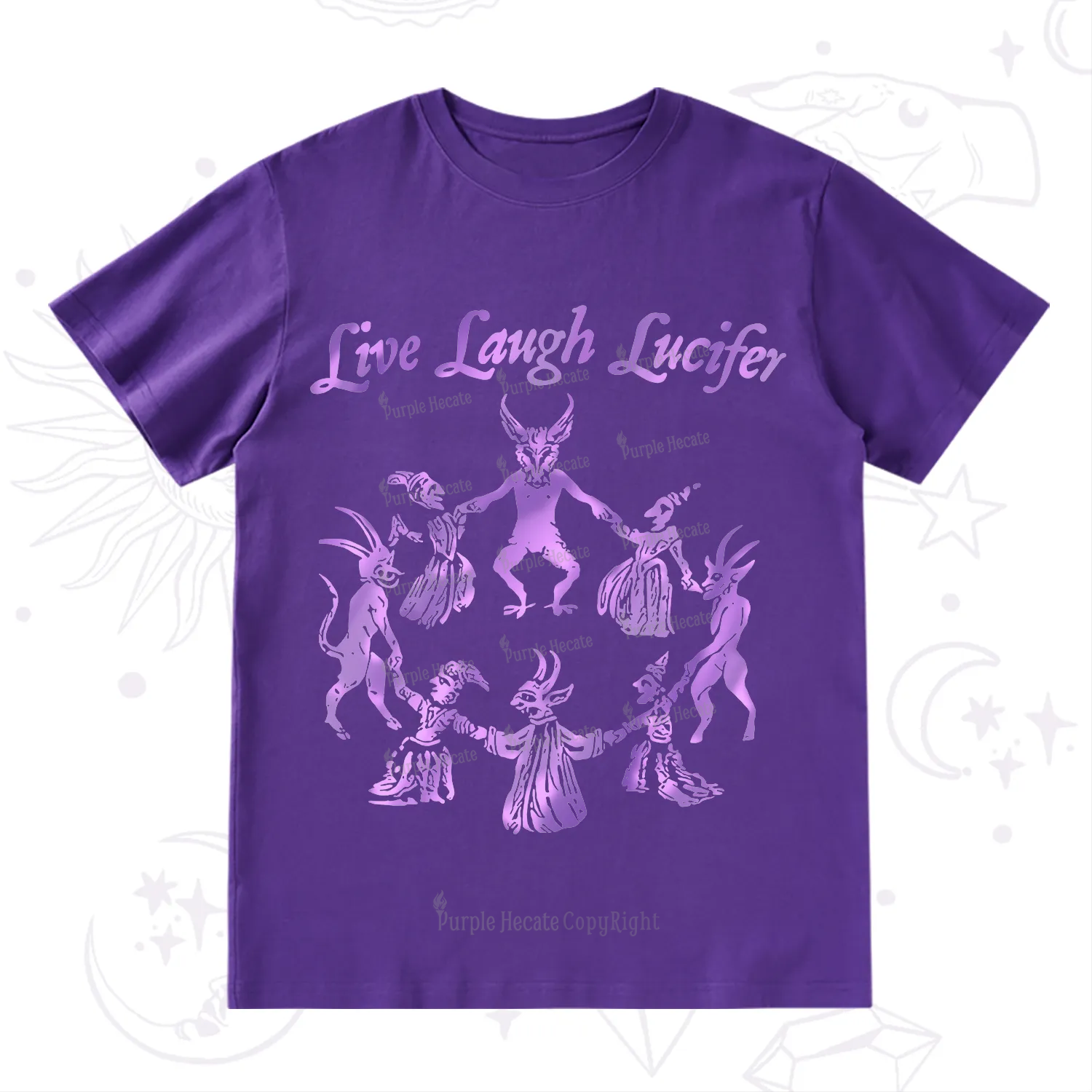 Purplehecate Live Laugh Lucifer Satanic T-Shirt