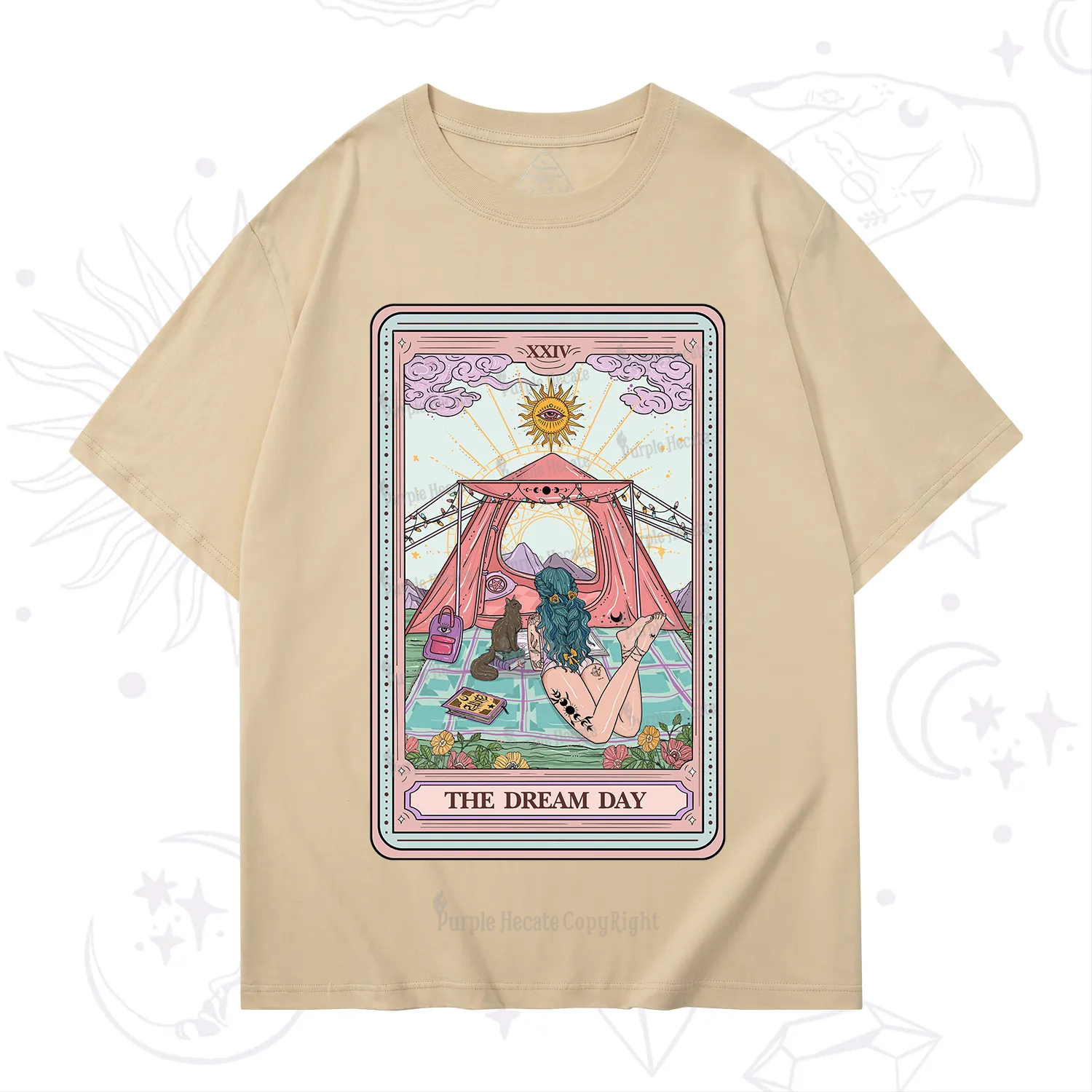 Purplehecate The Dream Day Tarot T-Shirt