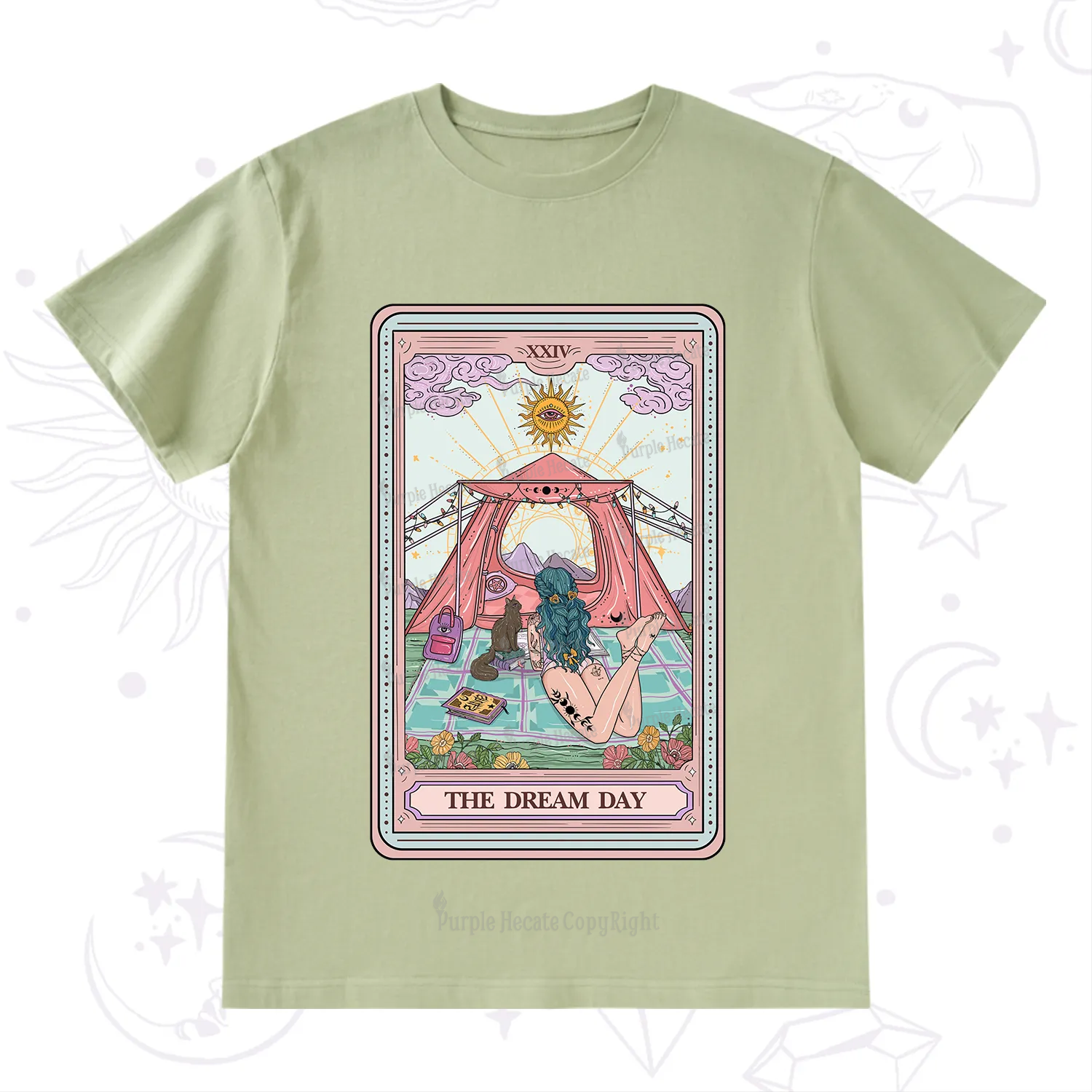 Purplehecate The Dream Day Tarot T-Shirt