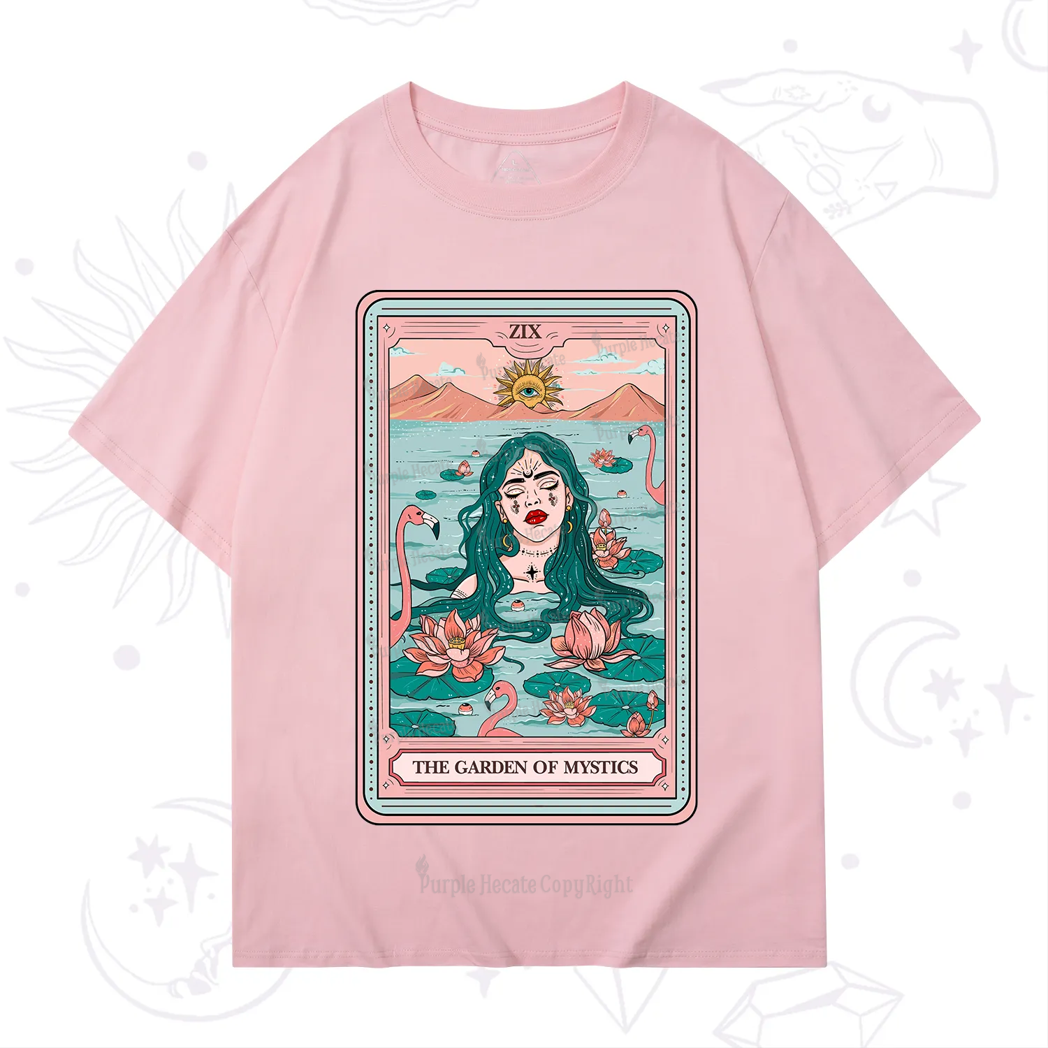 Purplehecate The Garden Of Mystics Tarot T-Shirt