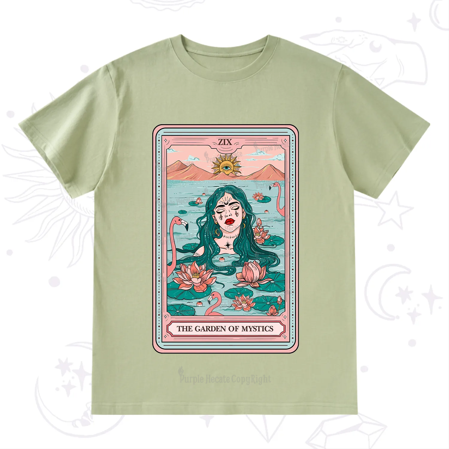 Purplehecate The Garden Of Mystics Tarot T-Shirt