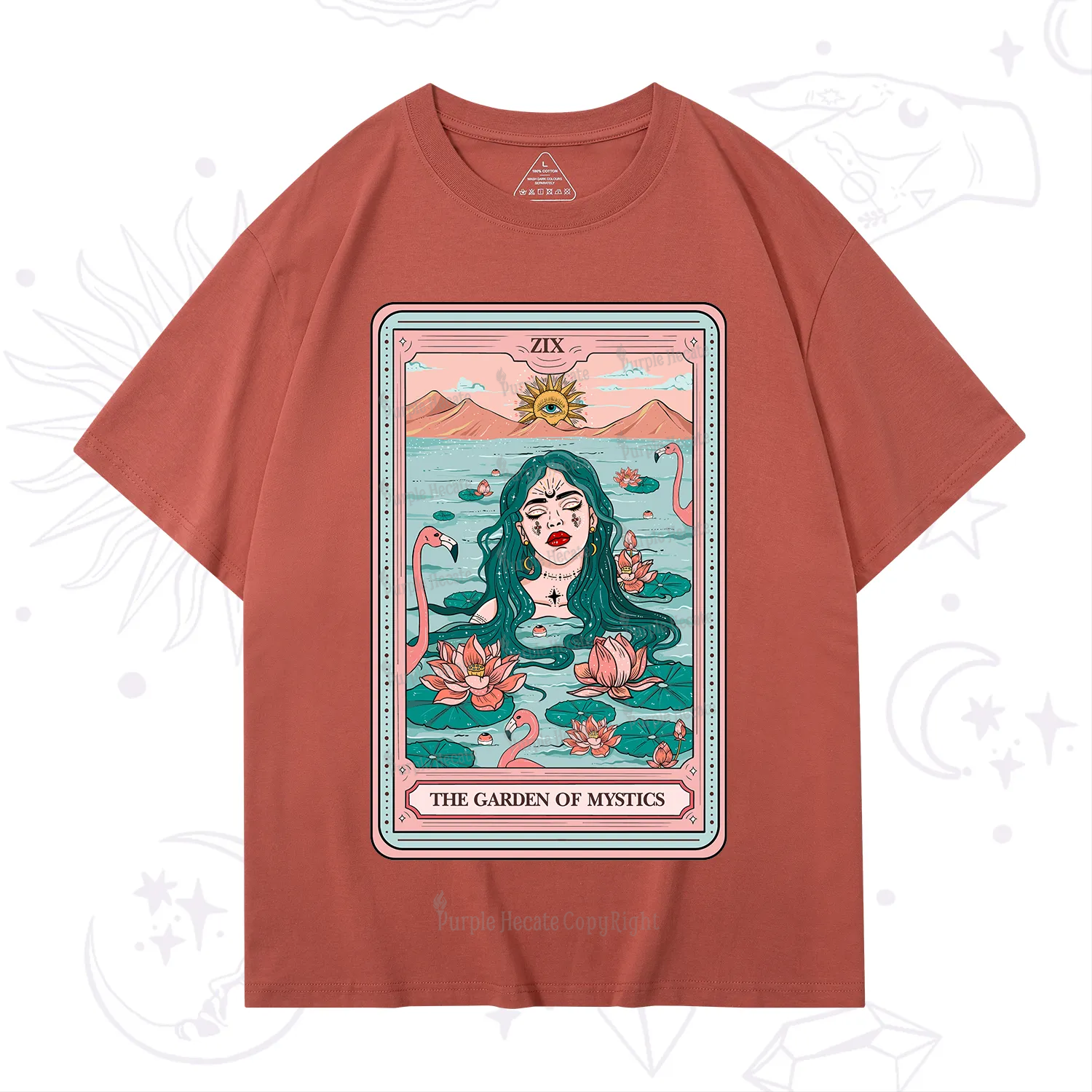 Purplehecate The Garden Of Mystics Tarot T-Shirt