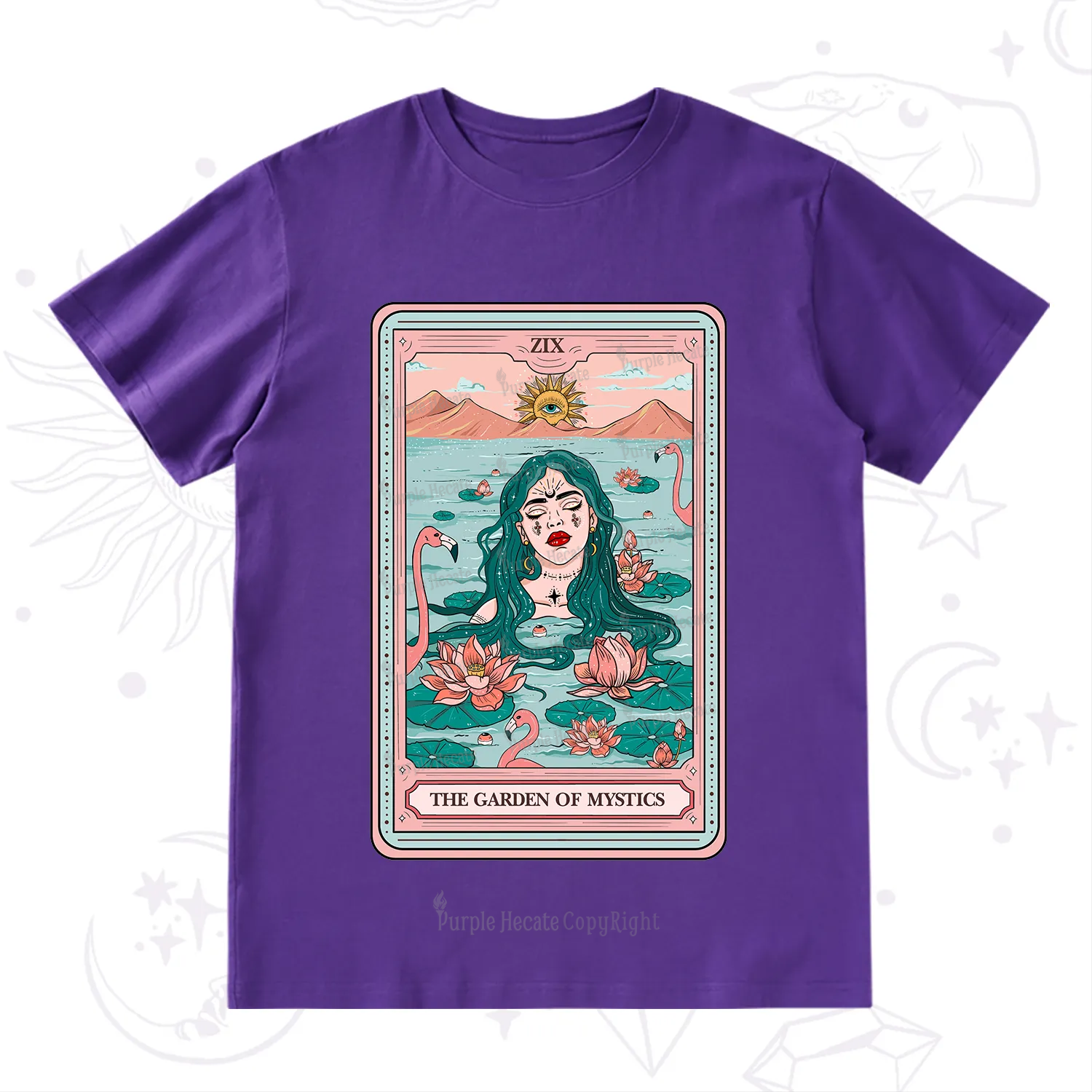 Purplehecate The Garden Of Mystics Tarot T-Shirt