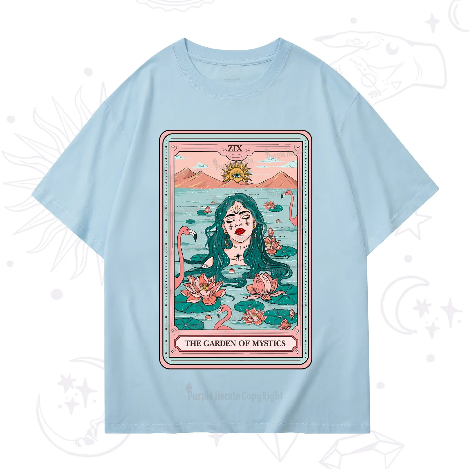 Purplehecate The Garden Of Mystics Tarot T-Shirt