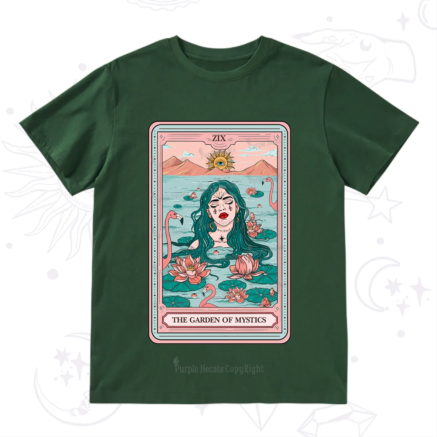 Purplehecate The Garden Of Mystics Tarot T-Shirt
