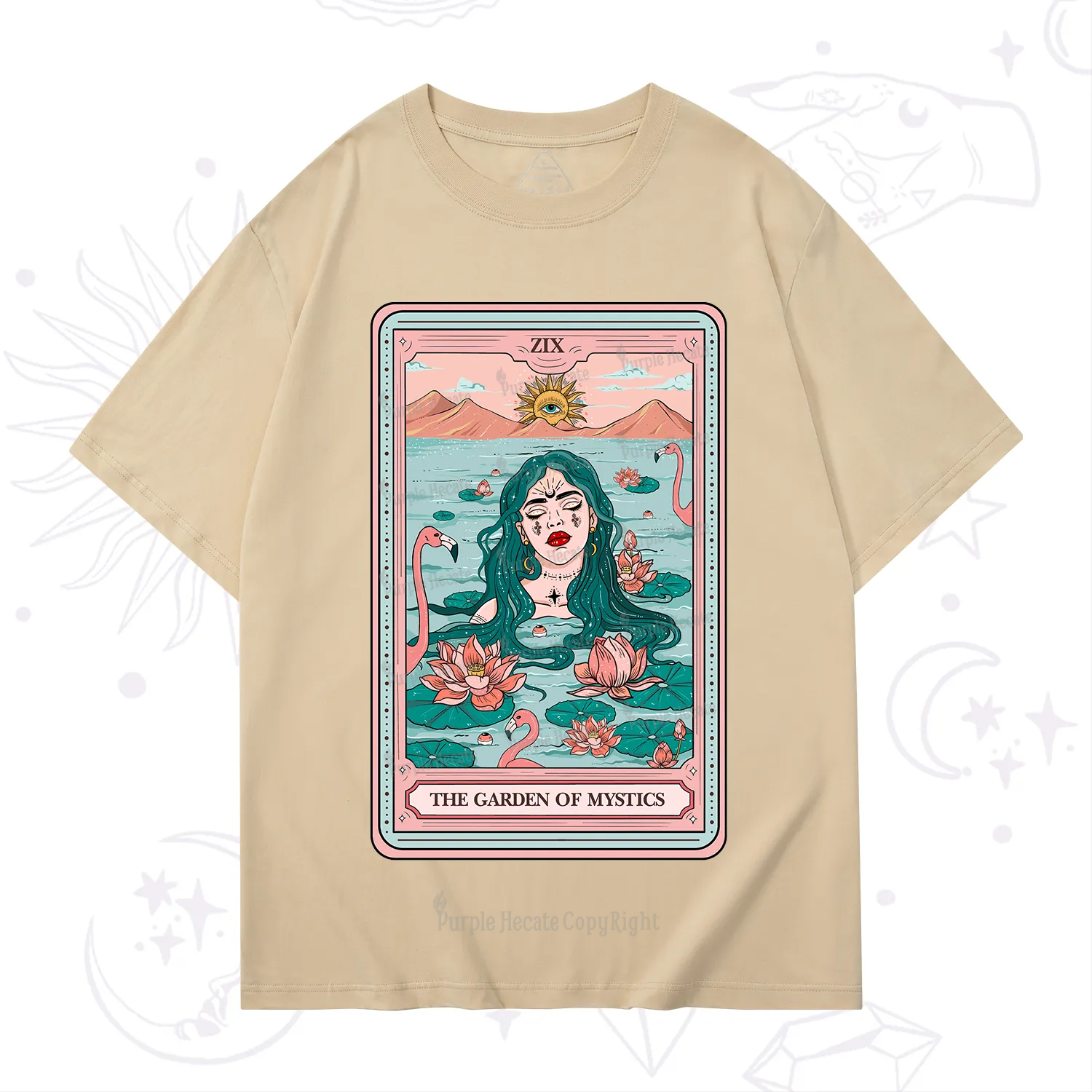 Purplehecate The Garden Of Mystics Tarot T-Shirt