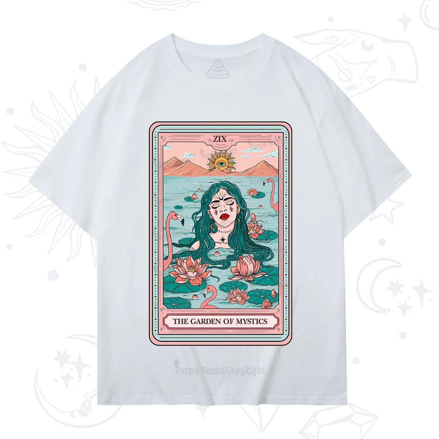 Purplehecate The Garden Of Mystics Tarot T-Shirt