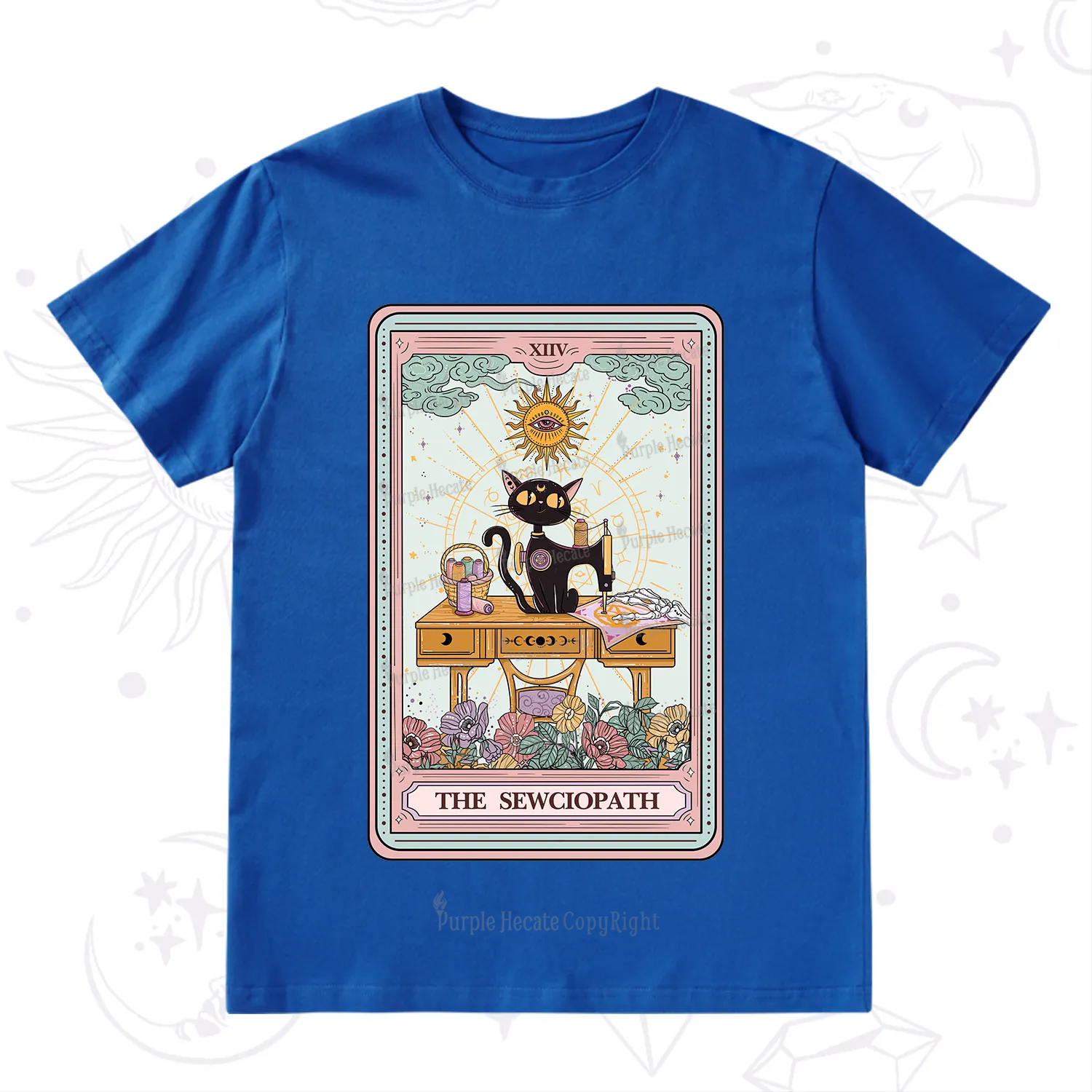 Purplehecate The Sewciopath Tarot Card T-Shirt
