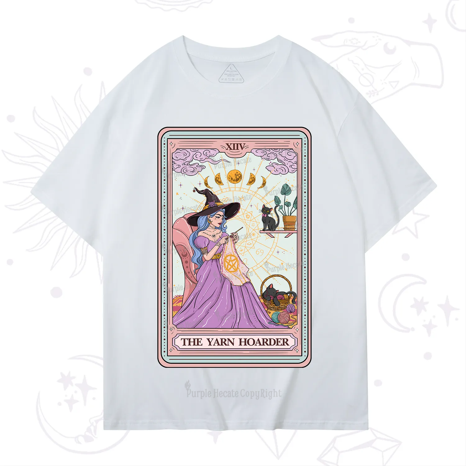 Purplehecate The Yarn Hoarder Tarot T-Shirt