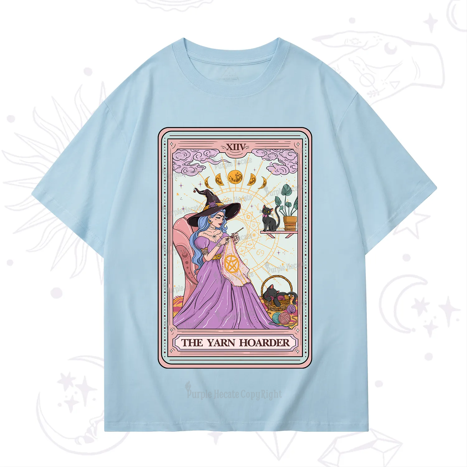 Purplehecate The Yarn Hoarder Tarot T-Shirt