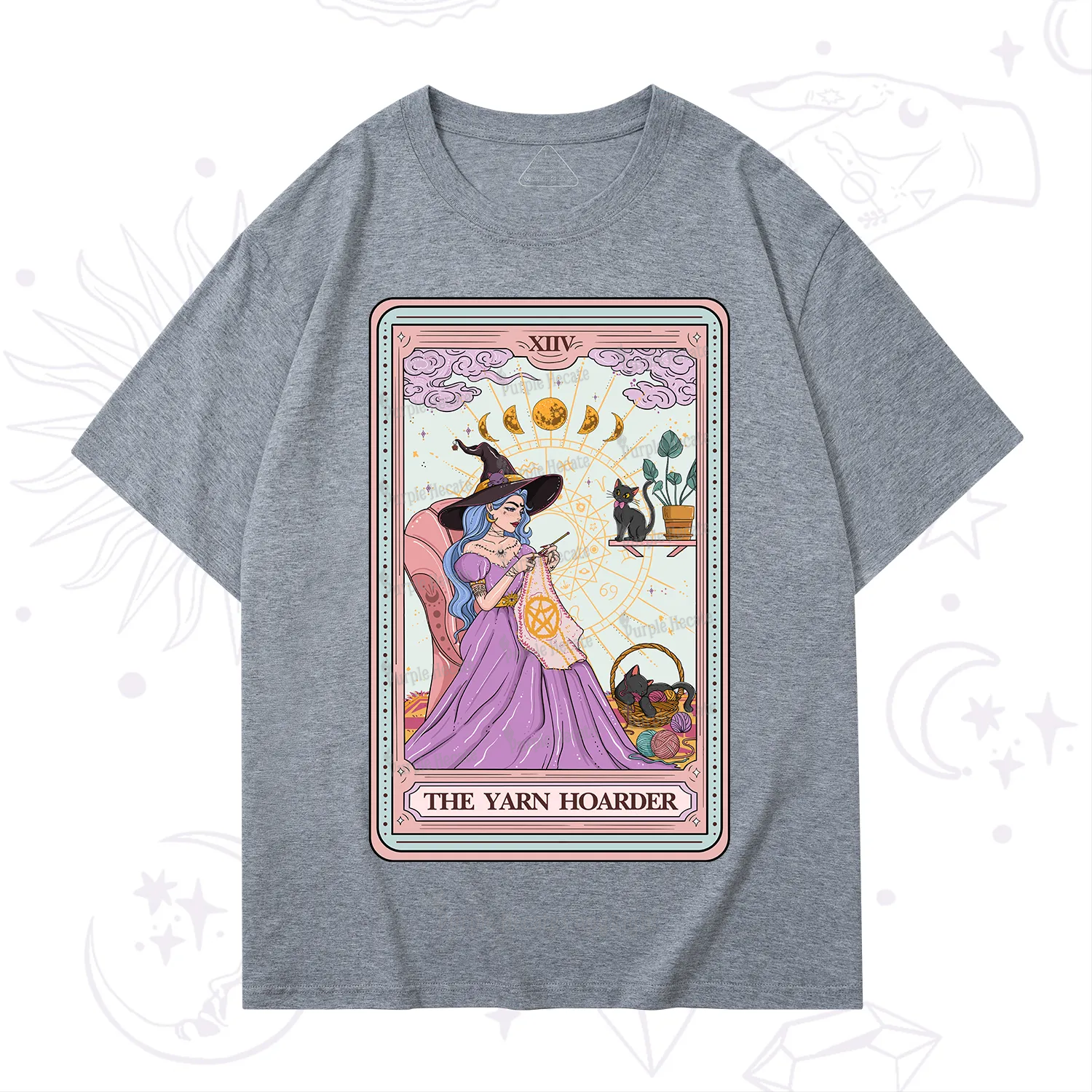 Purplehecate The Yarn Hoarder Tarot T-Shirt
