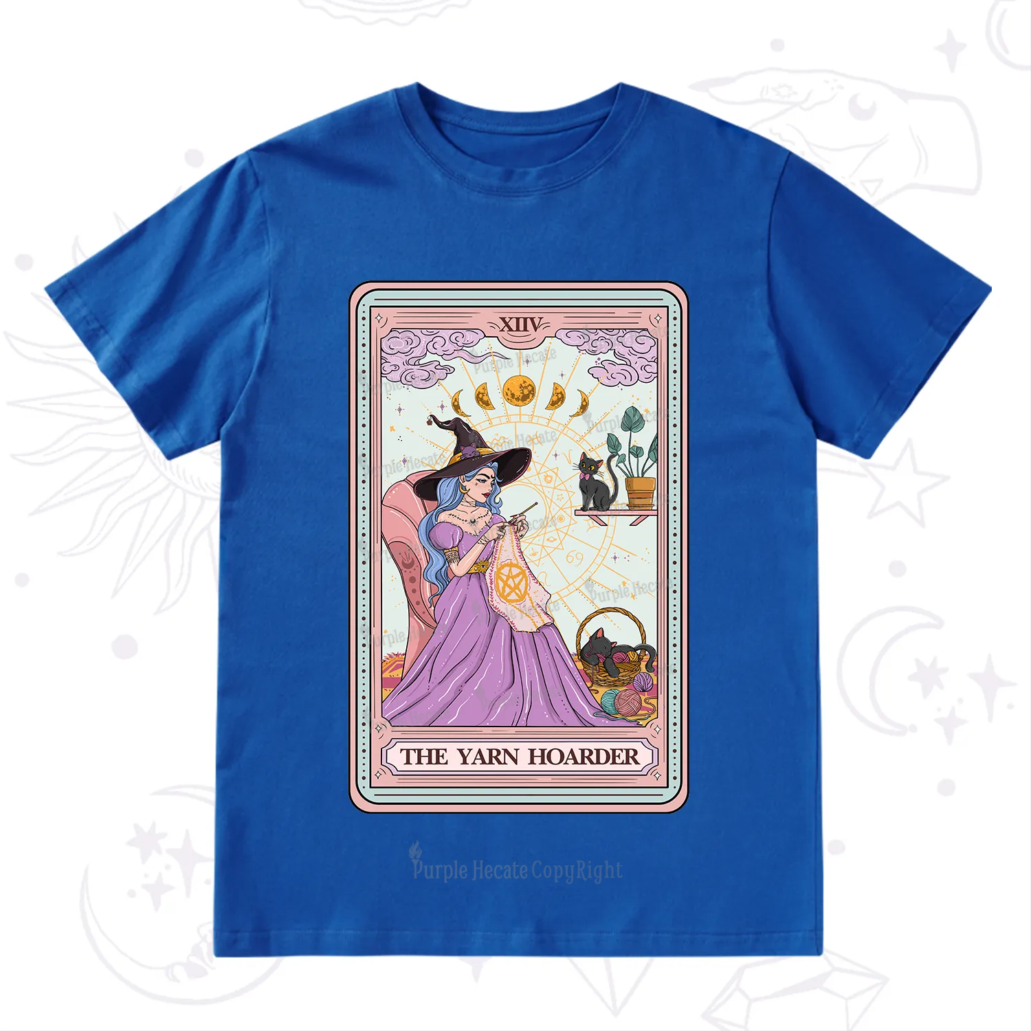 Purplehecate The Yarn Hoarder Tarot T-Shirt