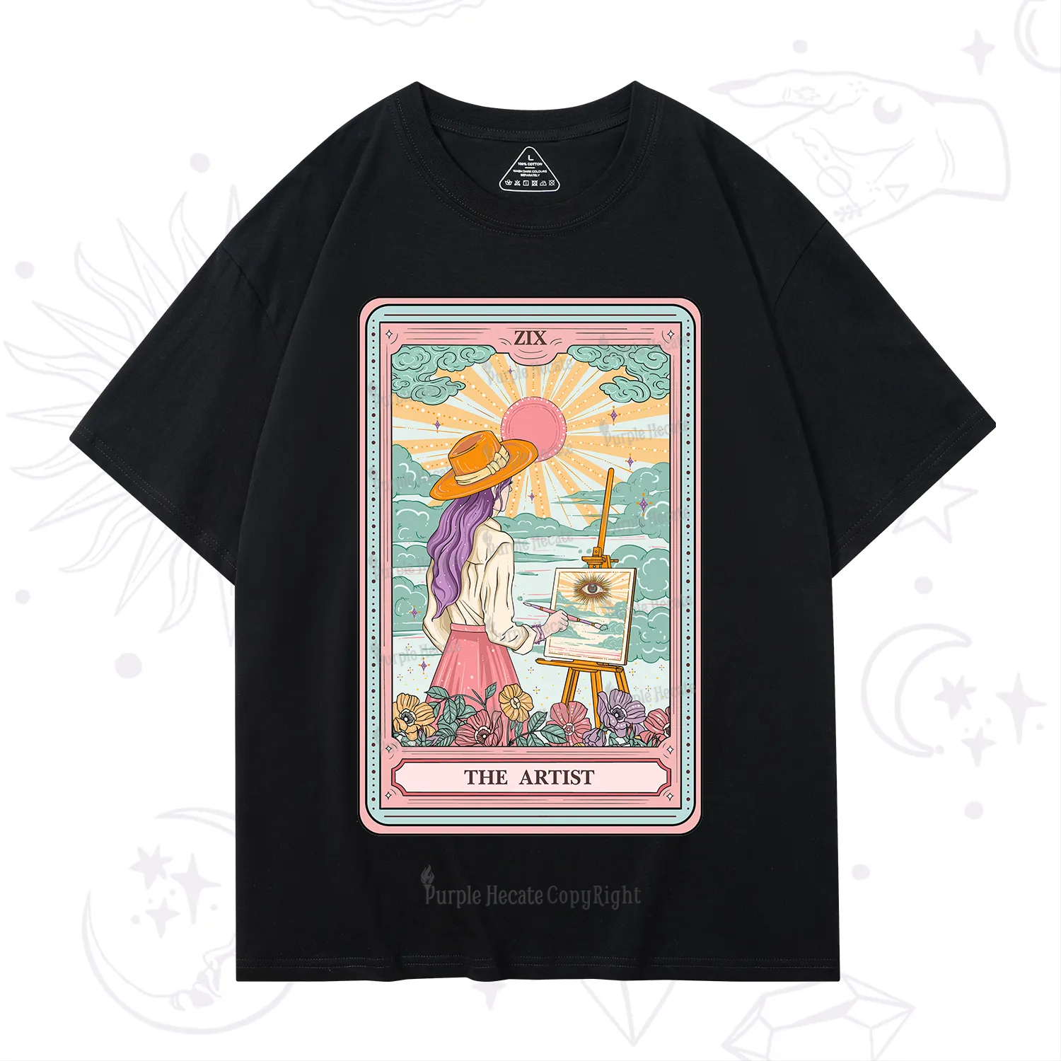 Purplehecate The Artist Tarot T-Shirt