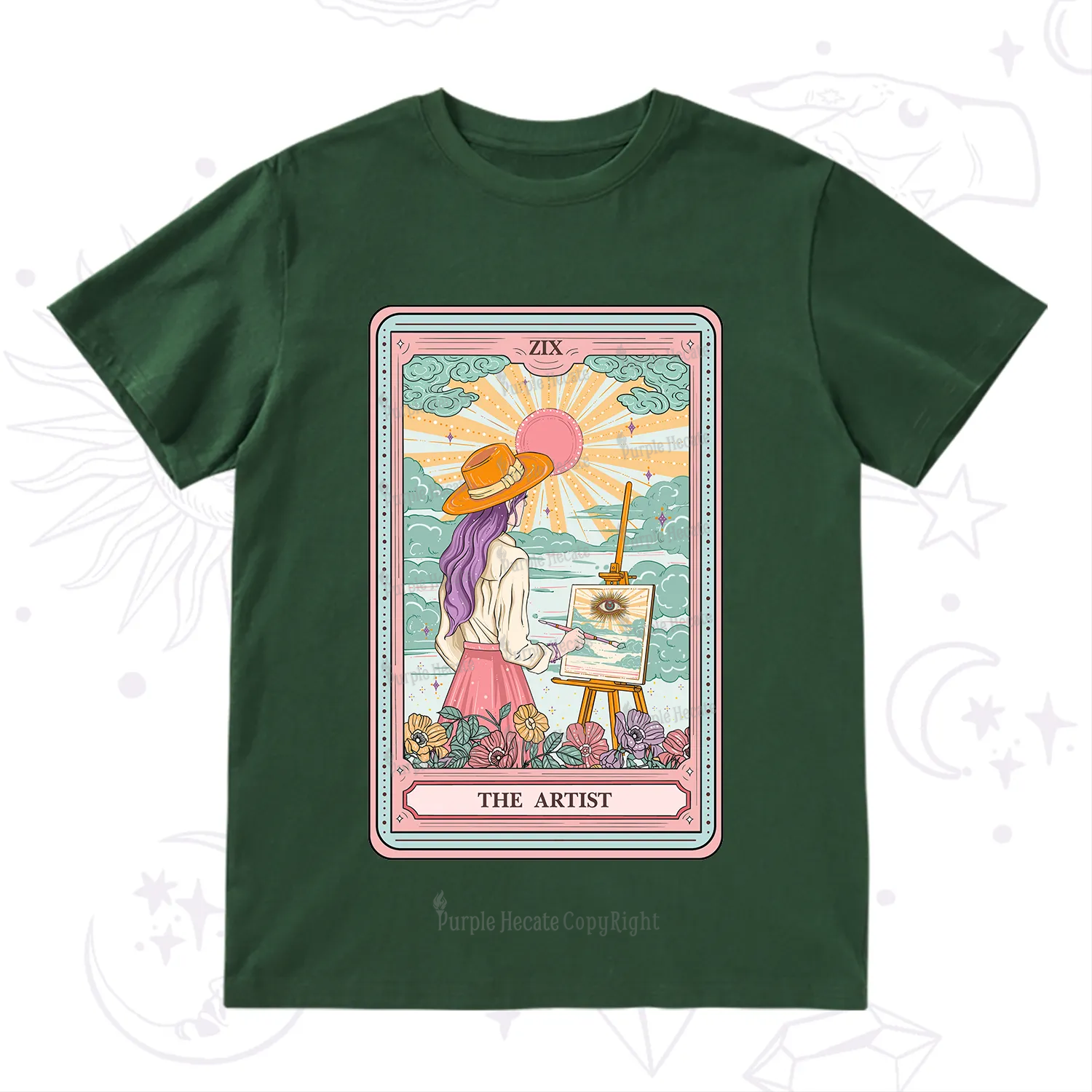 Purplehecate The Artist Tarot T-Shirt