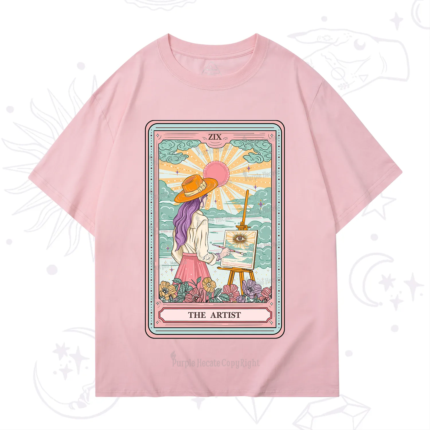 Purplehecate The Artist Tarot T-Shirt