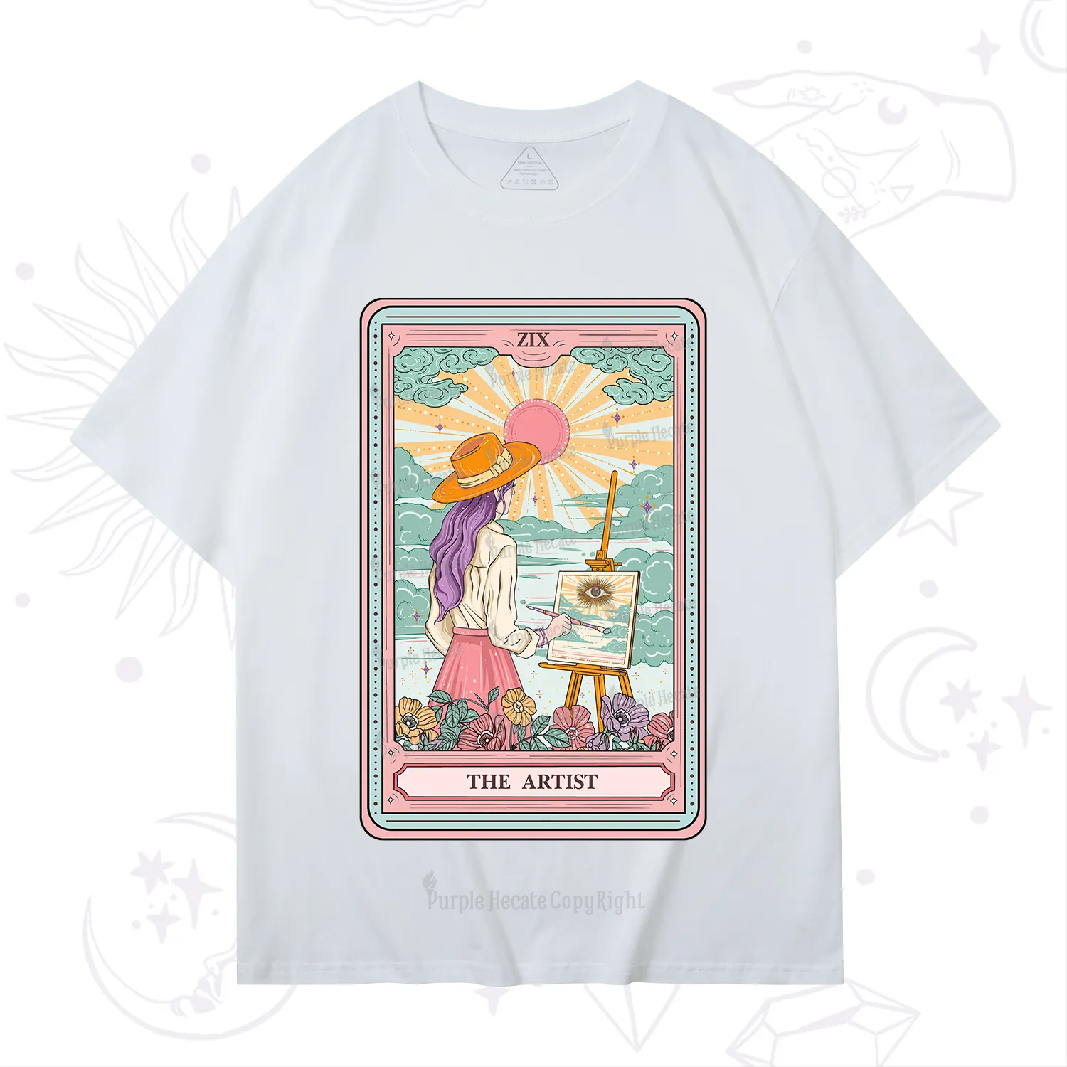 Purplehecate The Artist Tarot T-Shirt