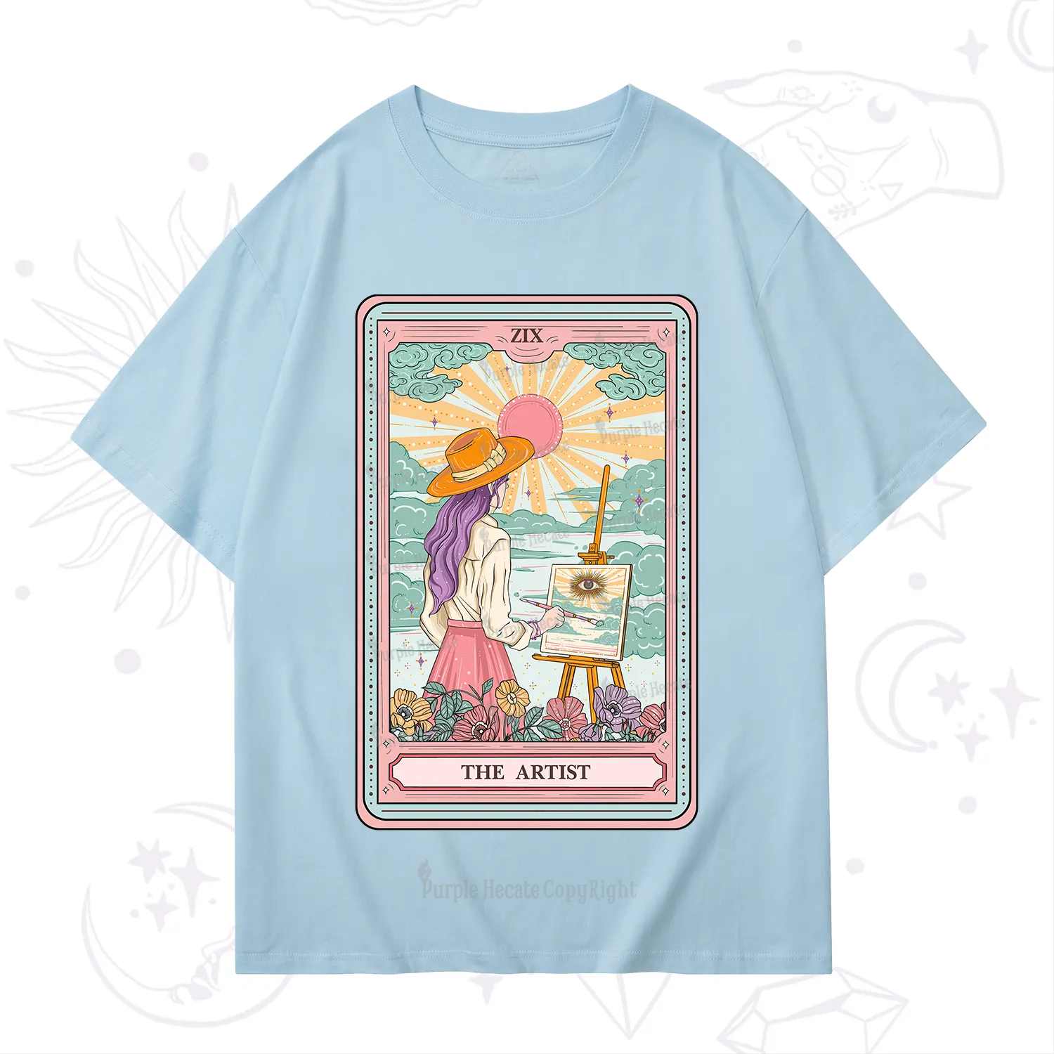 Purplehecate The Artist Tarot T-Shirt