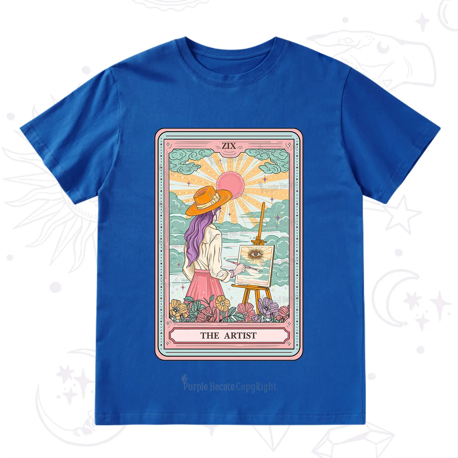 Purplehecate The Artist Tarot T-Shirt