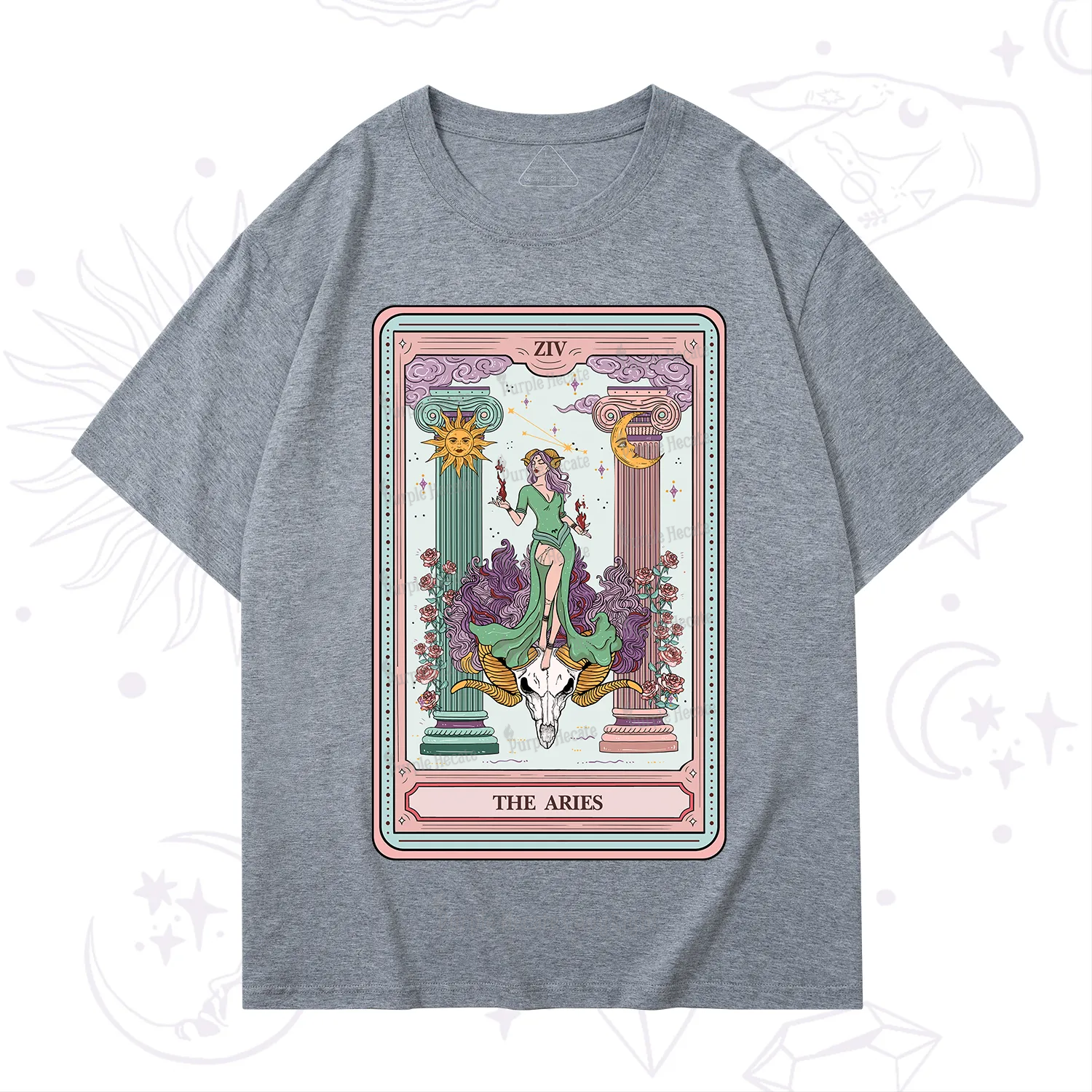 Purplehecate The Aries Goddess Tarot T-Shirt