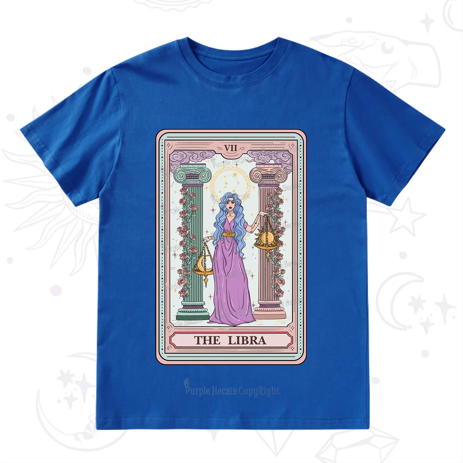 Purplehecate The Libra Goddess Tarot T-Shirt