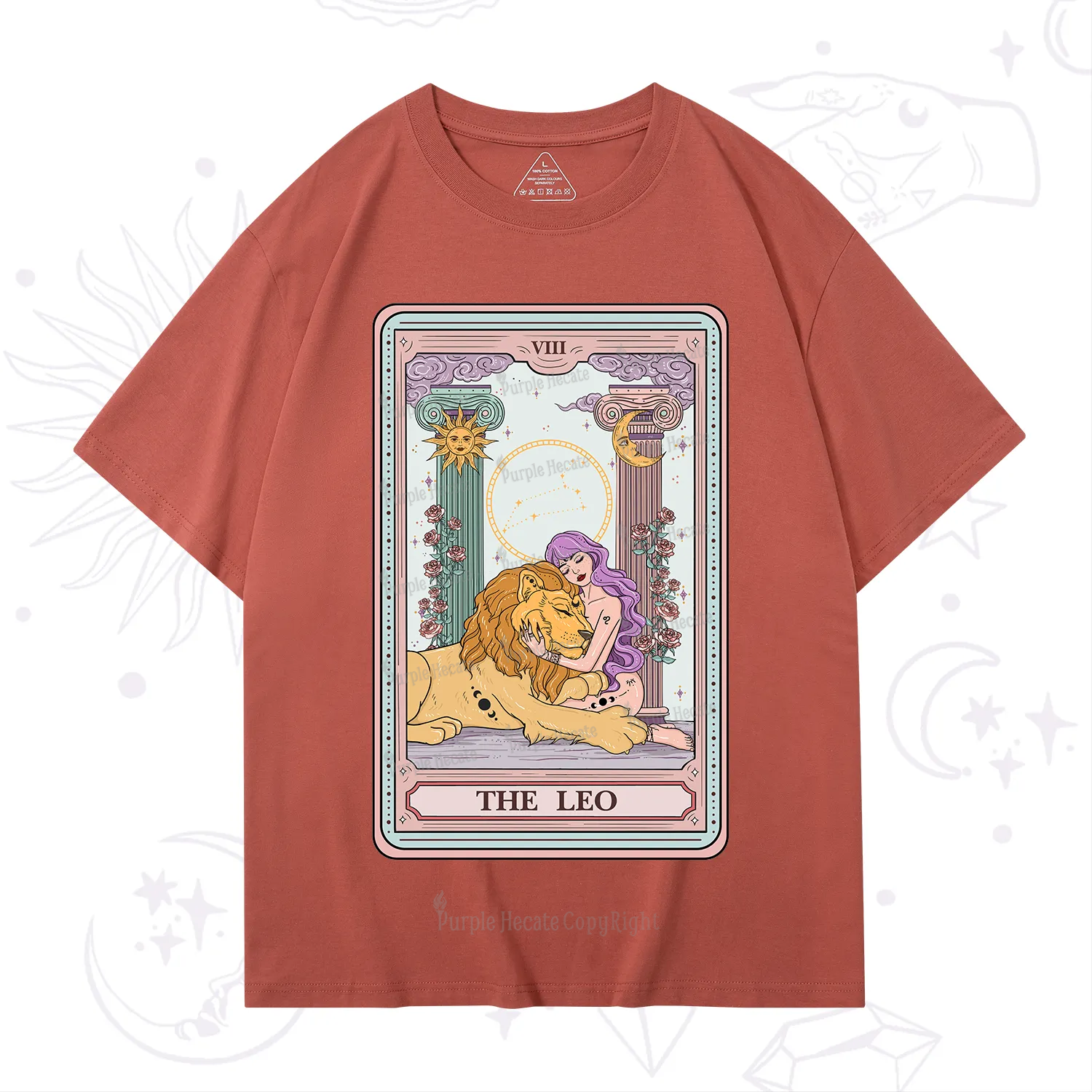 Purplehecate The Leo Goddess Tarot T-Shirt