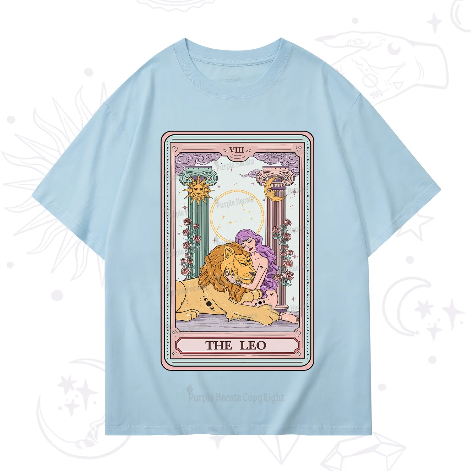Purplehecate The Leo Goddess Tarot T-Shirt