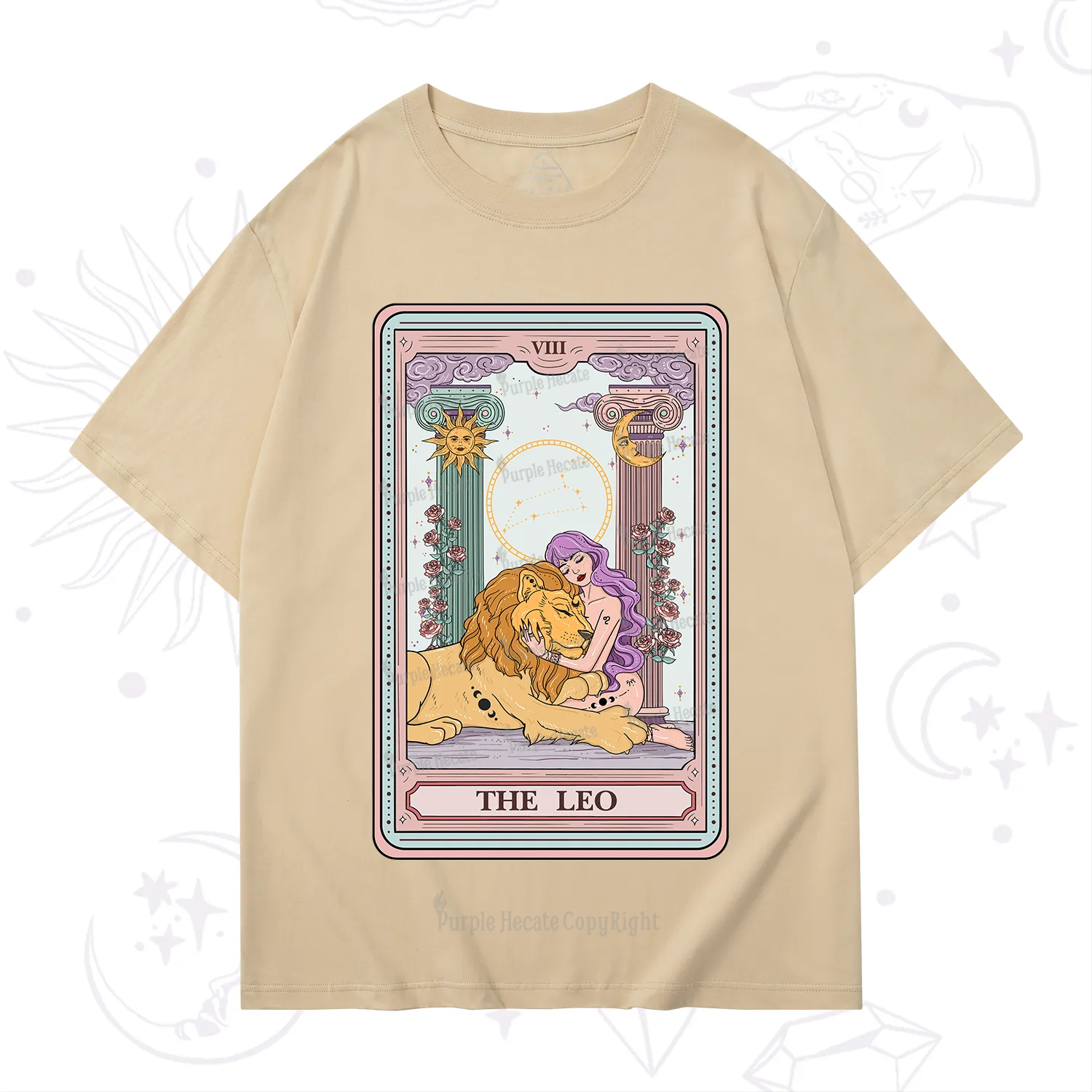 Purplehecate The Leo Goddess Tarot T-Shirt