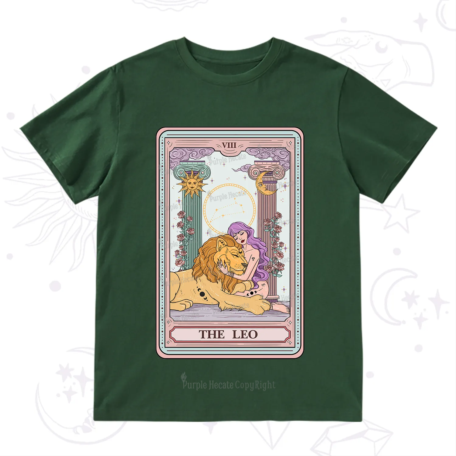Purplehecate The Leo Goddess Tarot T-Shirt