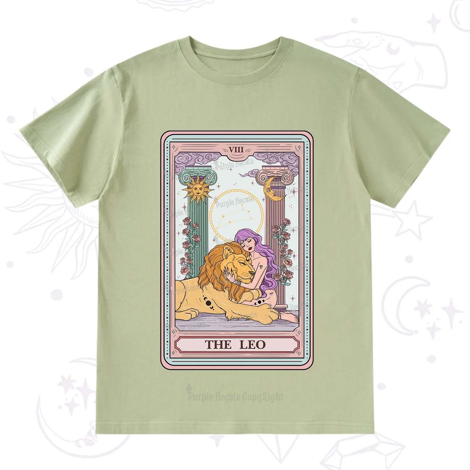Purplehecate The Leo Goddess Tarot T-Shirt