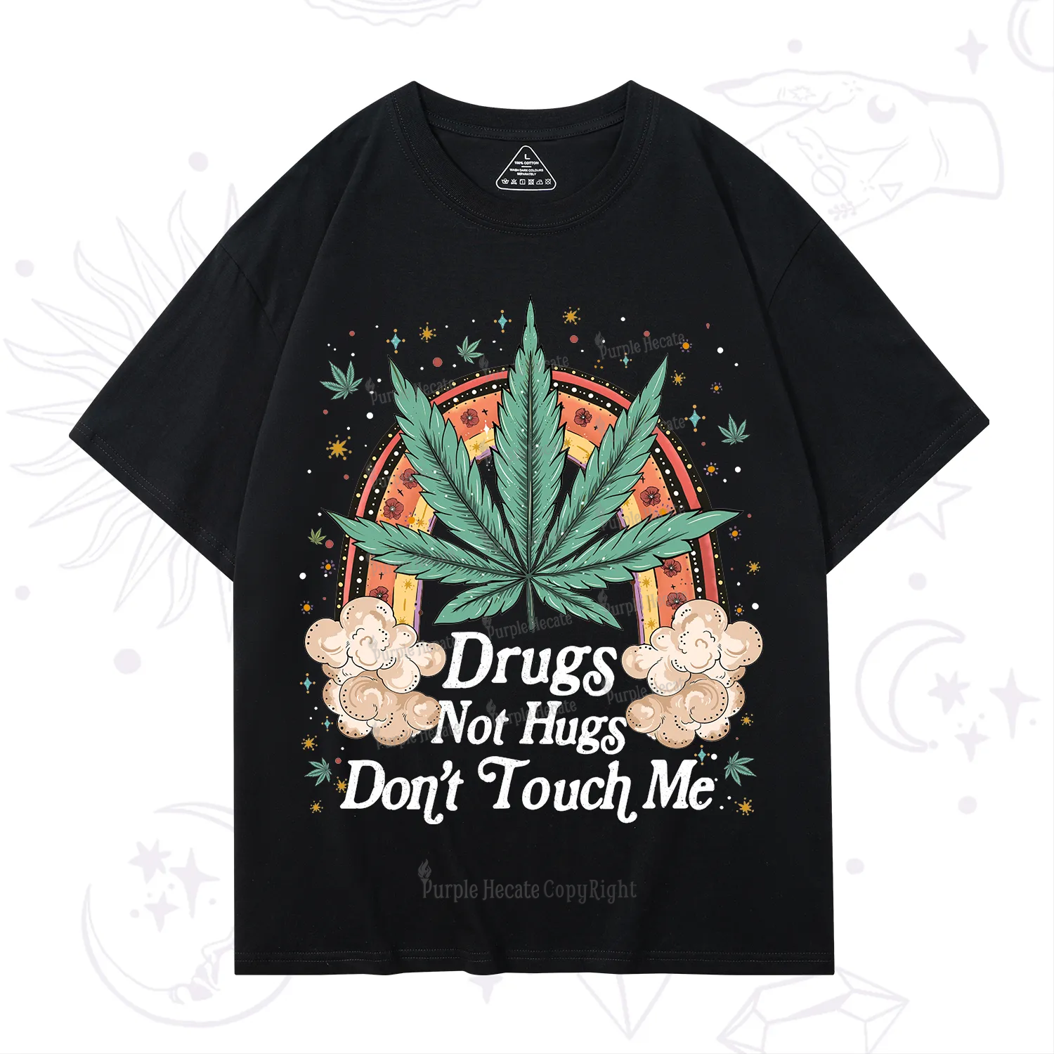 Purplehecate Drugs Not Hugs T-Shirt