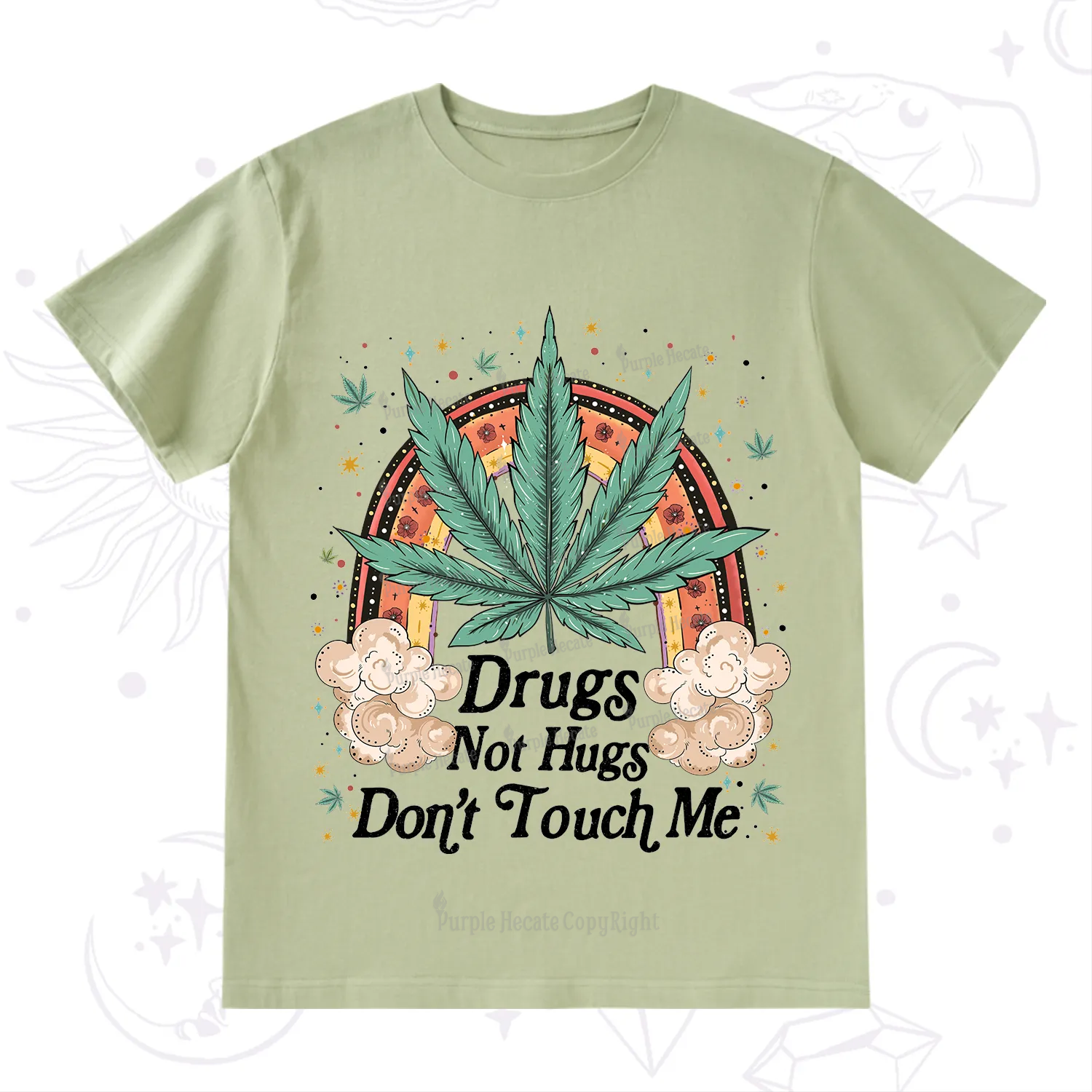 Purplehecate Drugs Not Hugs T-Shirt