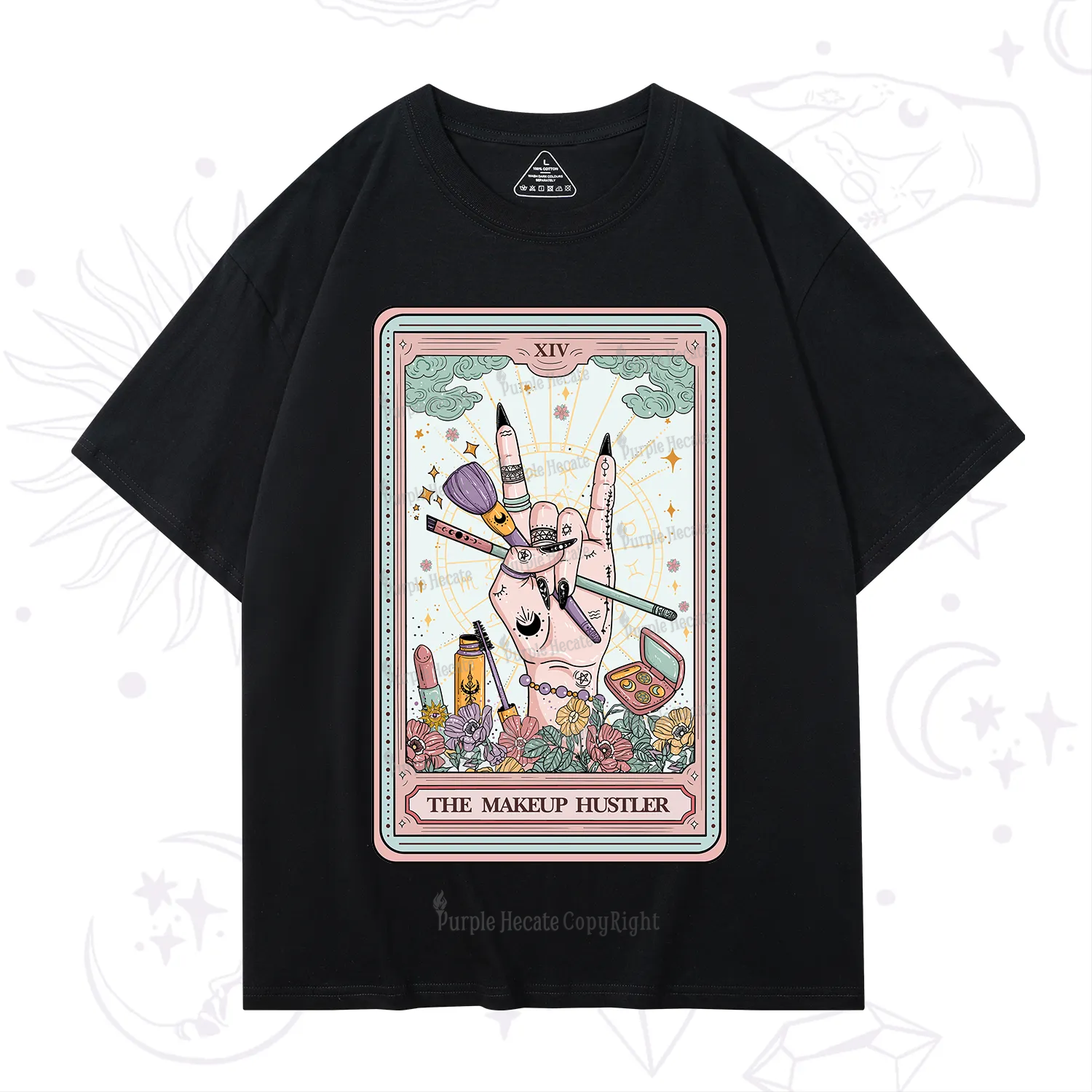 Purplehecate The Makeup Hustler Tarot T-Shirt