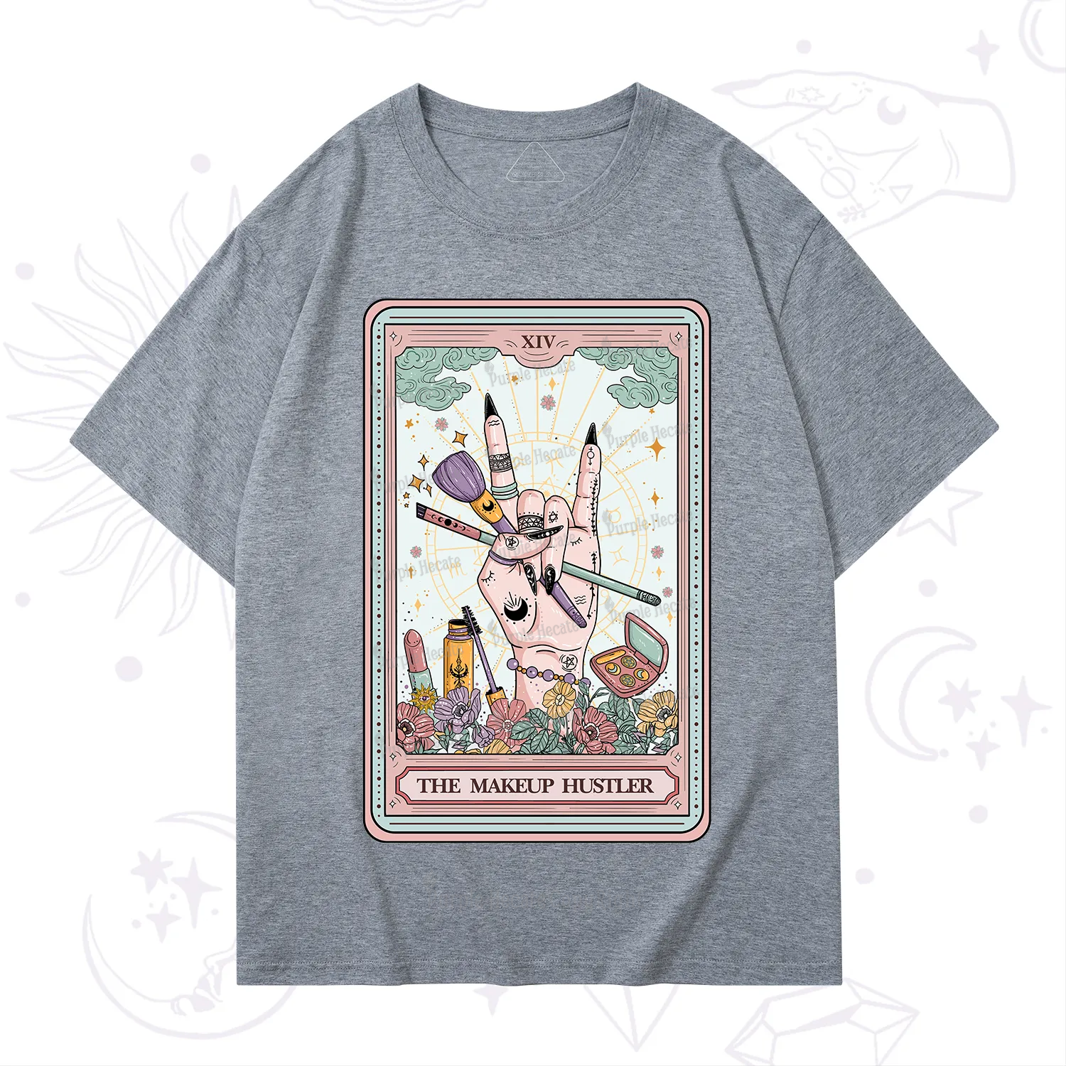 Purplehecate The Makeup Hustler Tarot T-Shirt