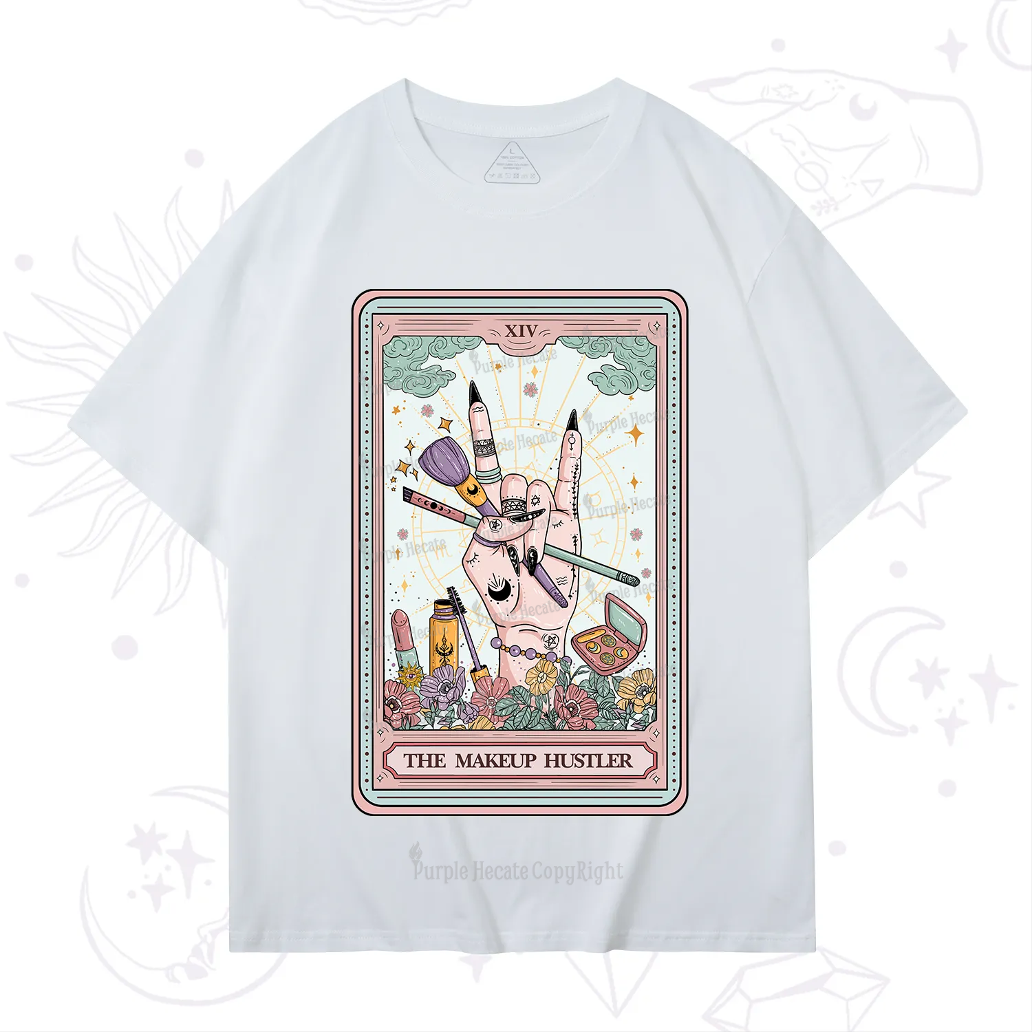 Purplehecate The Makeup Hustler Tarot T-Shirt