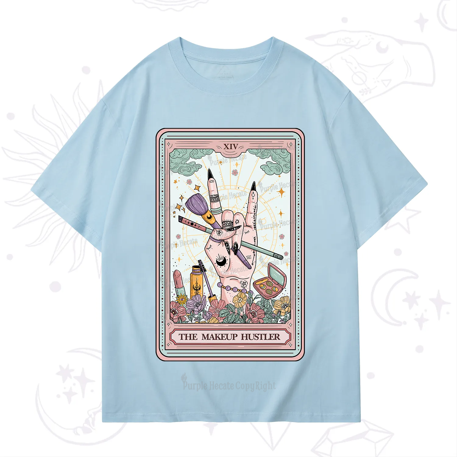 Purplehecate The Makeup Hustler Tarot T-Shirt