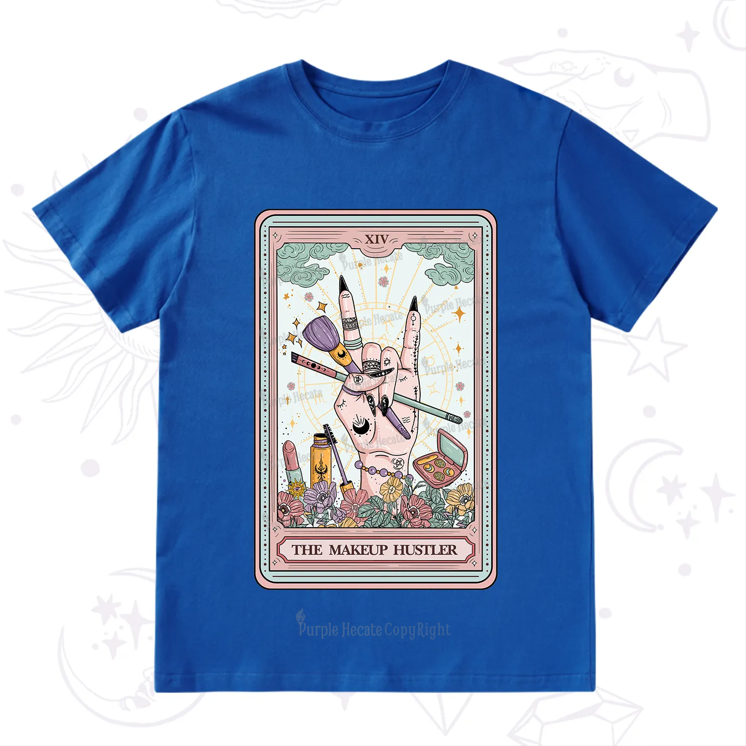 Purplehecate The Makeup Hustler Tarot T-Shirt