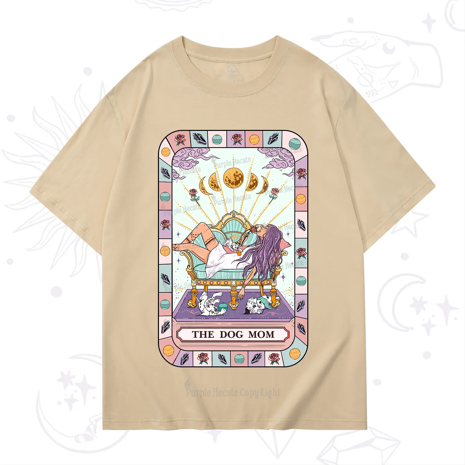 Purplehecate The Chill Dog Mom T-Shirt