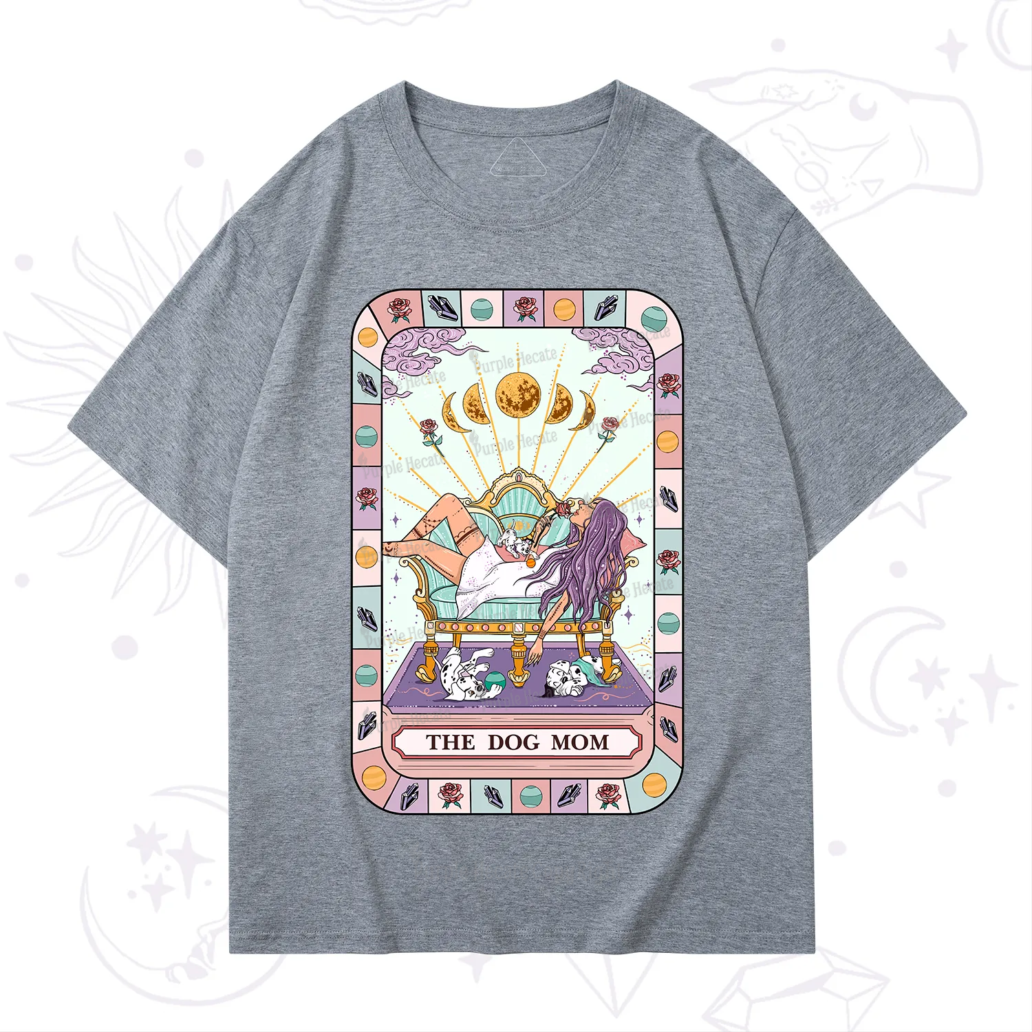 Purplehecate The Chill Dog Mom T-Shirt