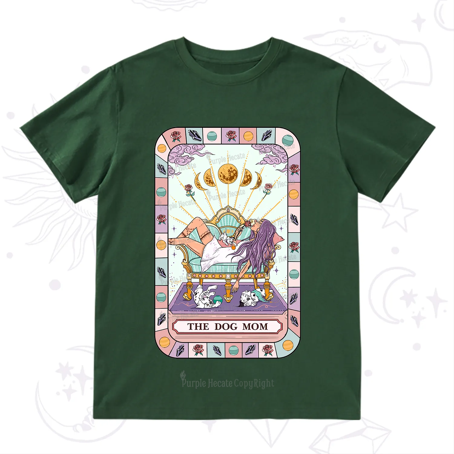 Purplehecate The Chill Dog Mom T-Shirt