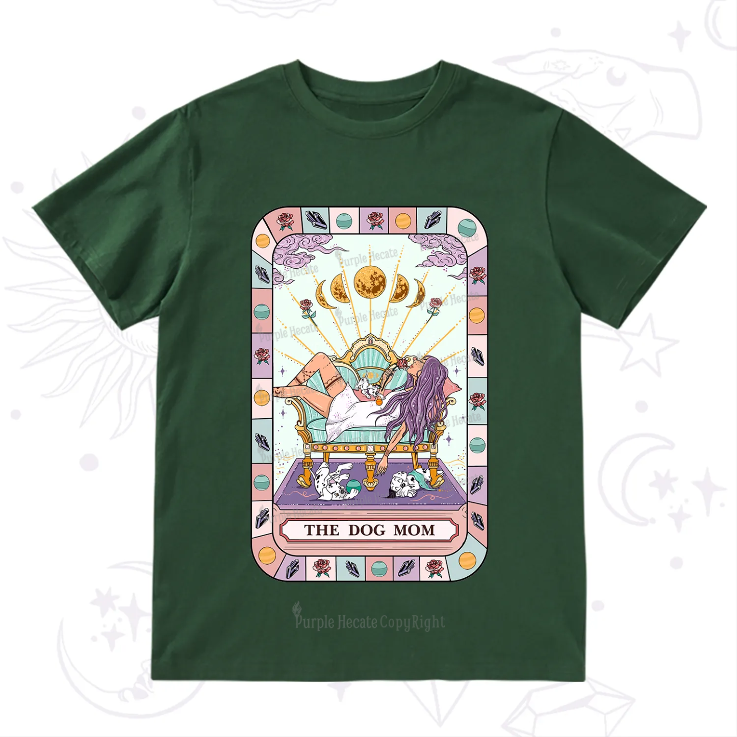 Purplehecate The Chill Dog Mom T-Shirt