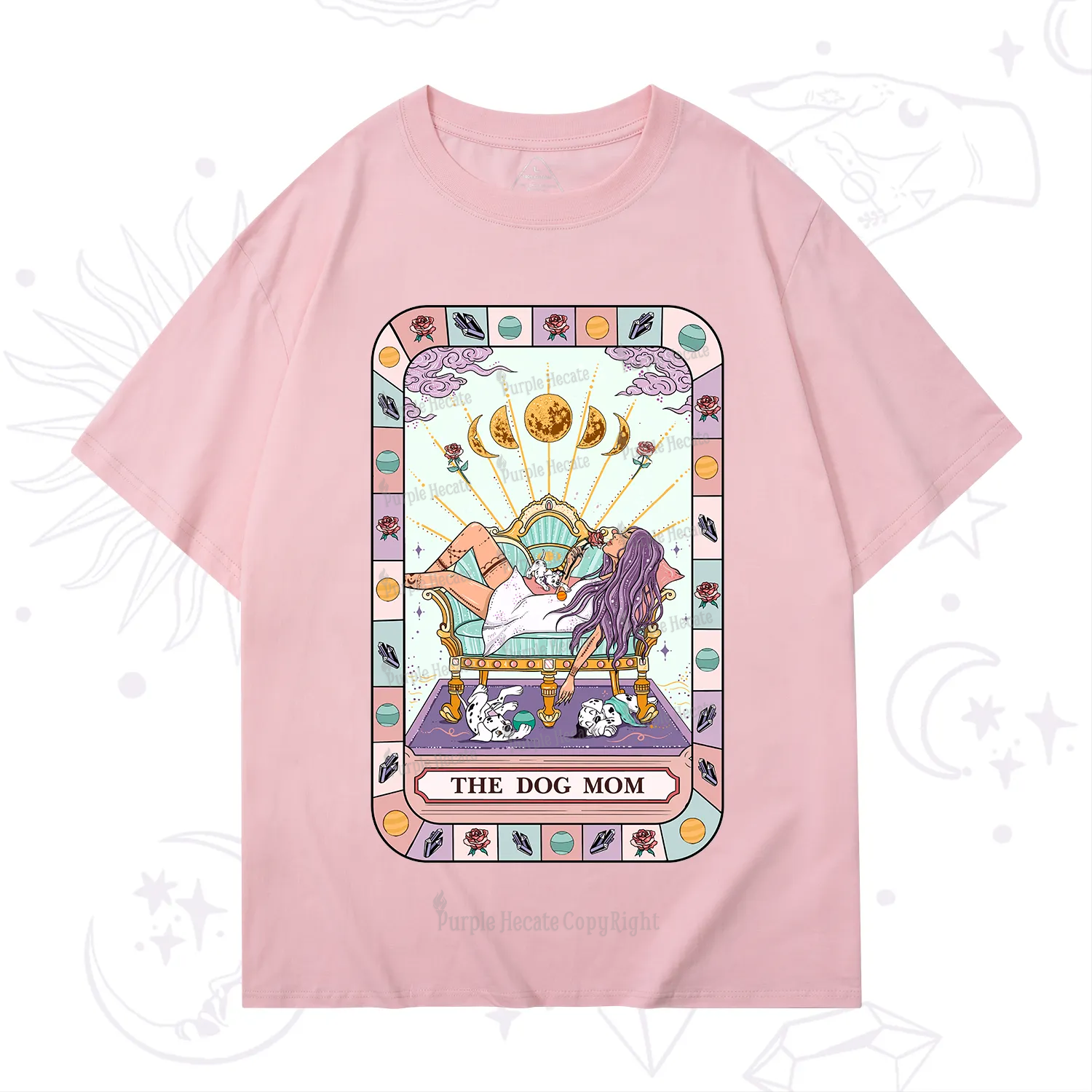 Purplehecate The Chill Dog Mom T-Shirt