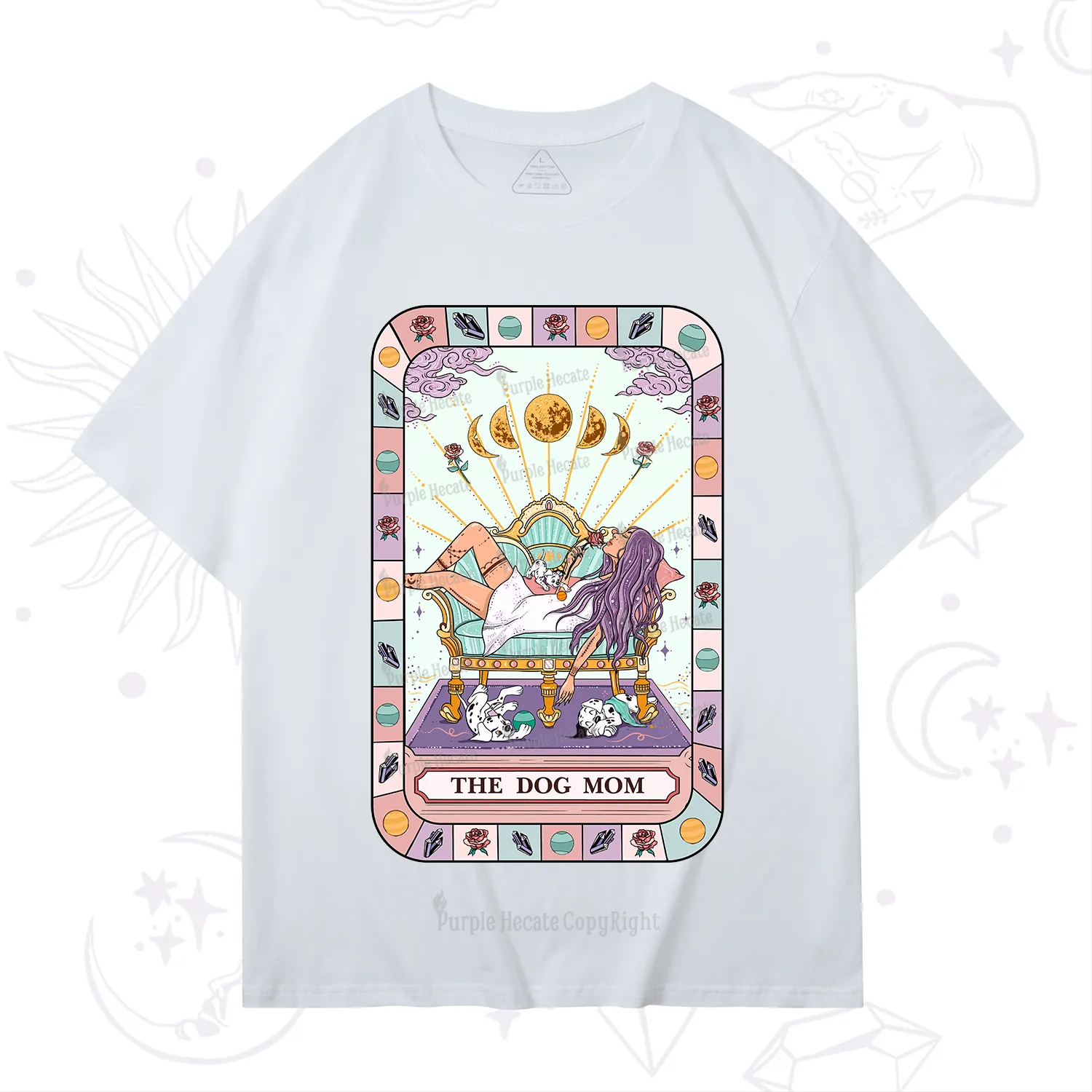 Purplehecate The Chill Dog Mom T-Shirt