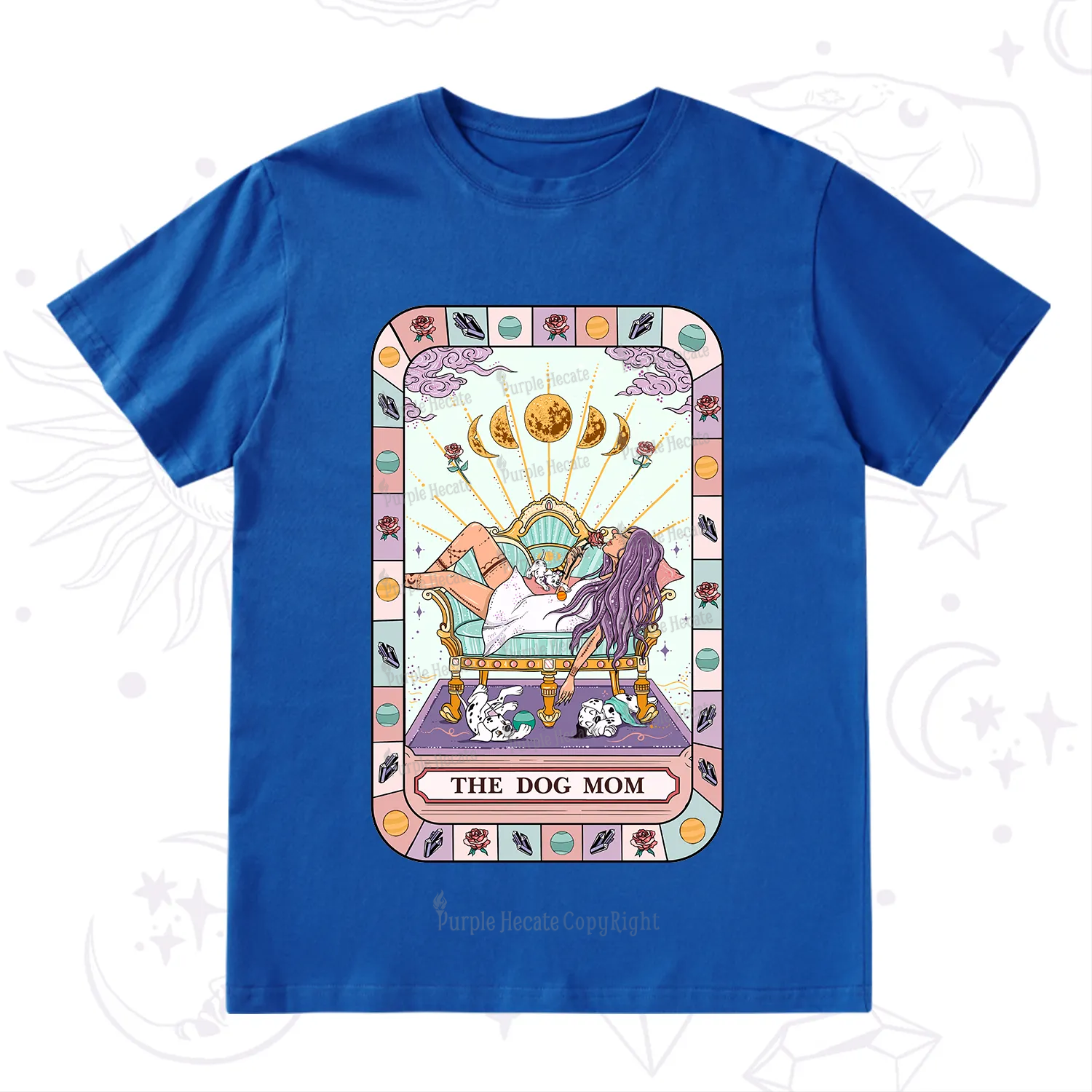 Purplehecate The Chill Dog Mom T-Shirt