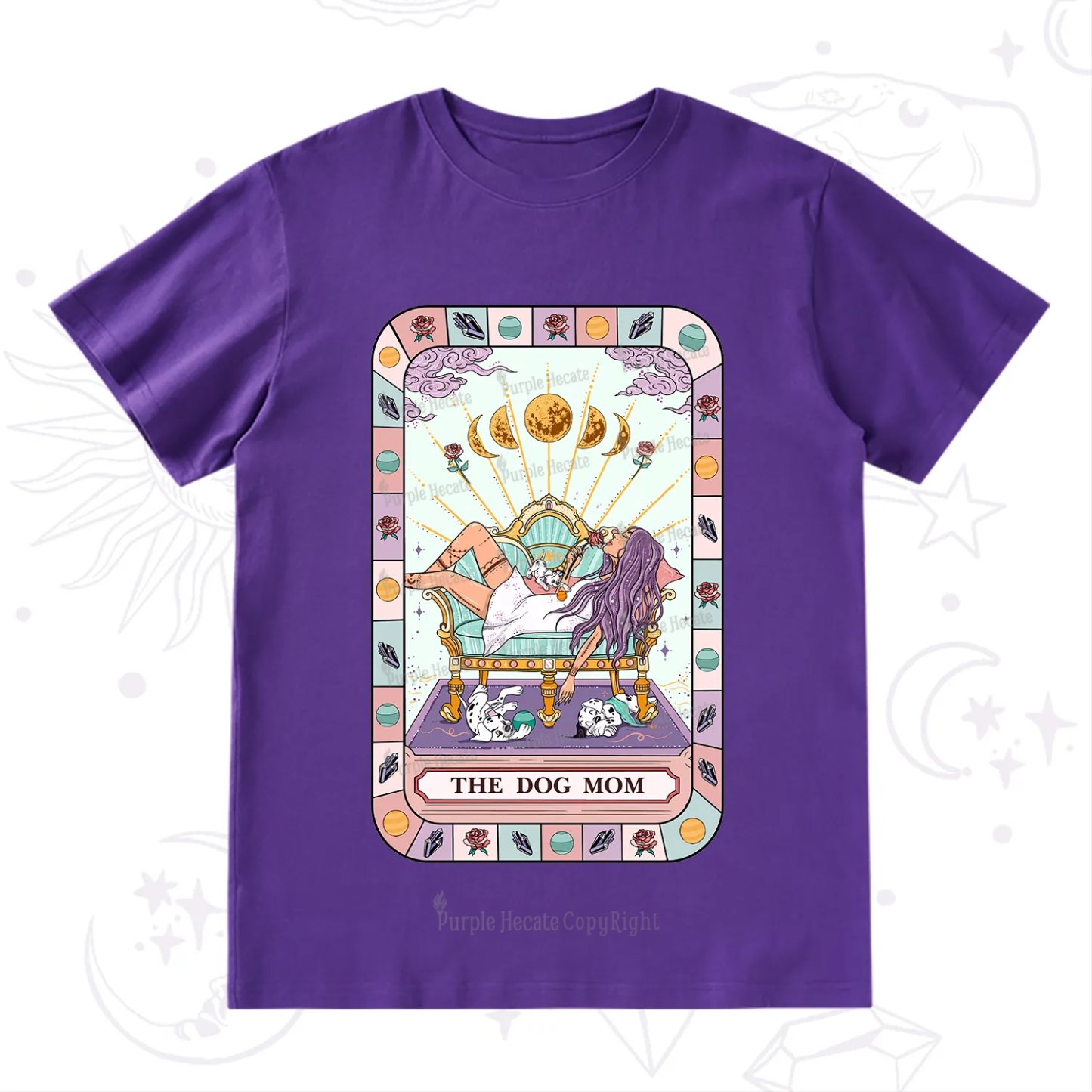 Purplehecate The Chill Dog Mom T-Shirt