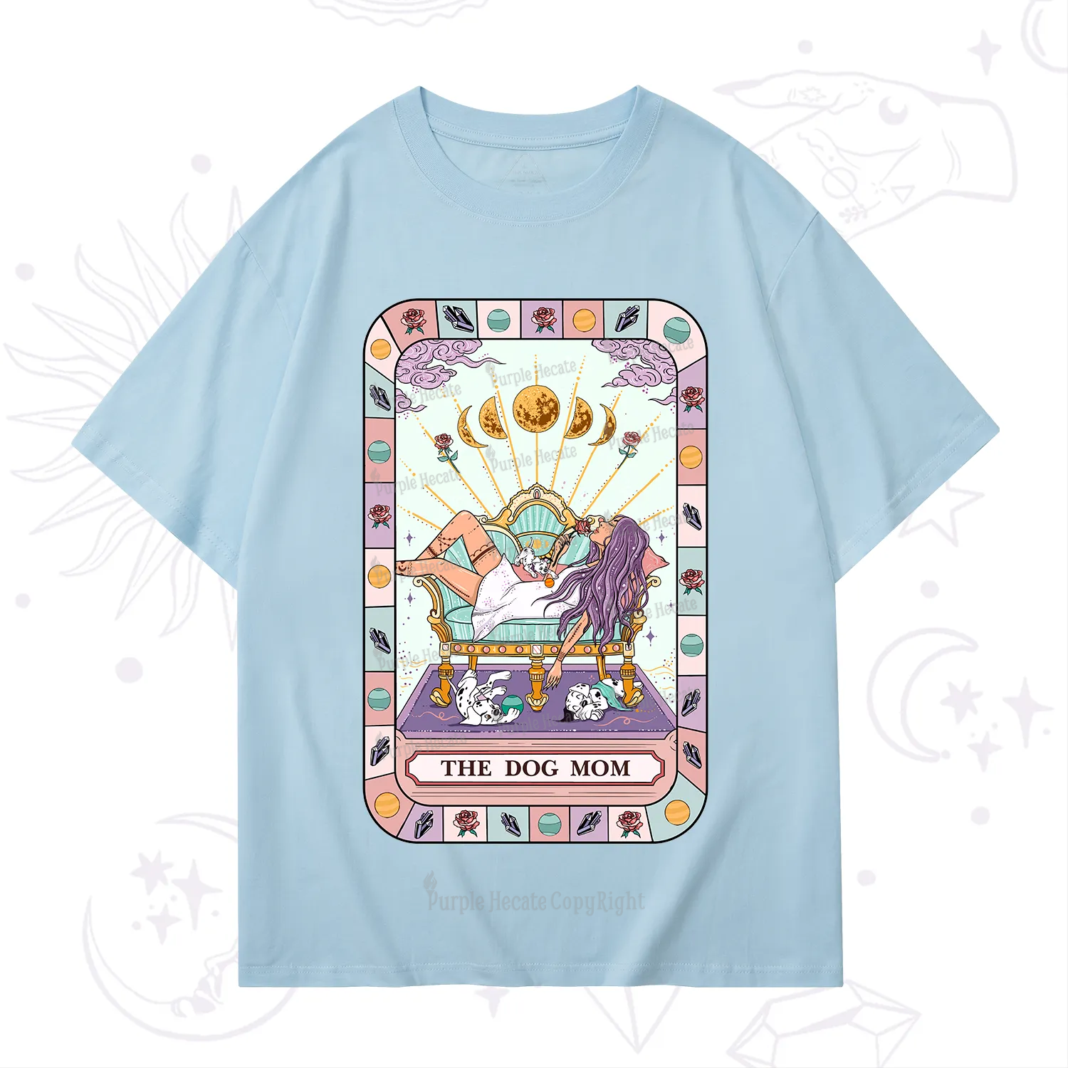 Purplehecate The Chill Dog Mom T-Shirt