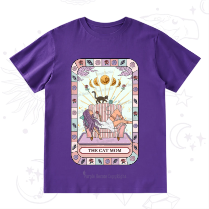 Purplehecate The Chill Cat Mom T-Shirt