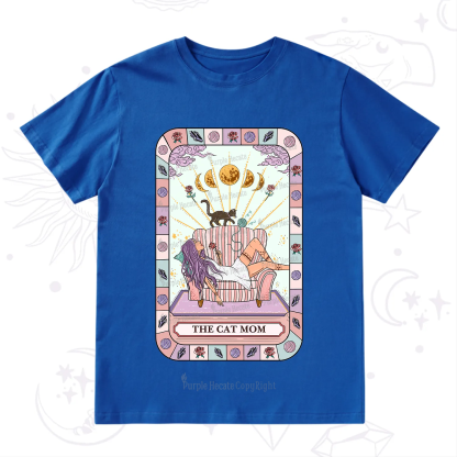 Purplehecate The Chill Cat Mom T-Shirt